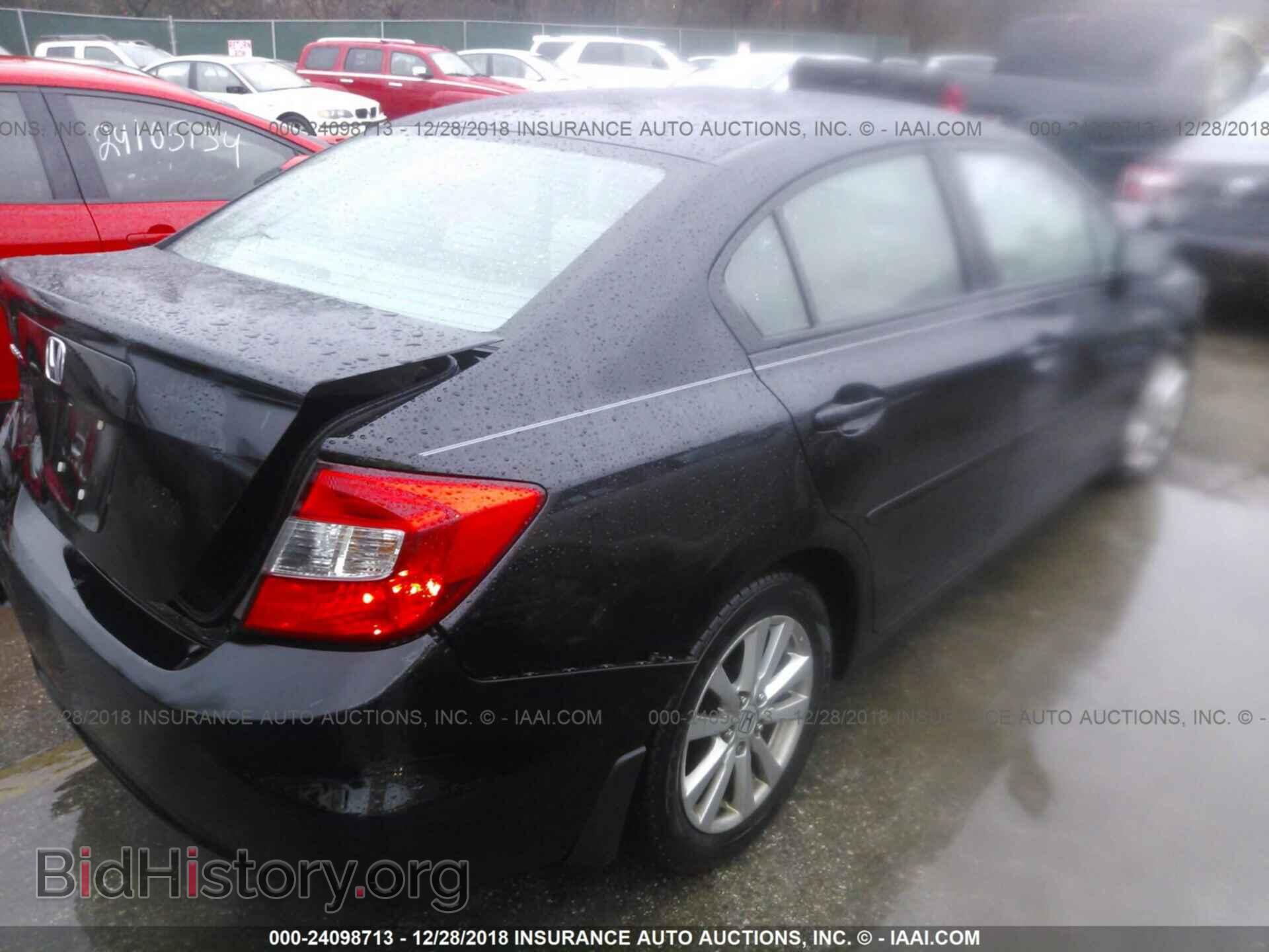 2012 HONDA CIVIC - VIN: 19XFB2F9XCE349488 - Фото 4