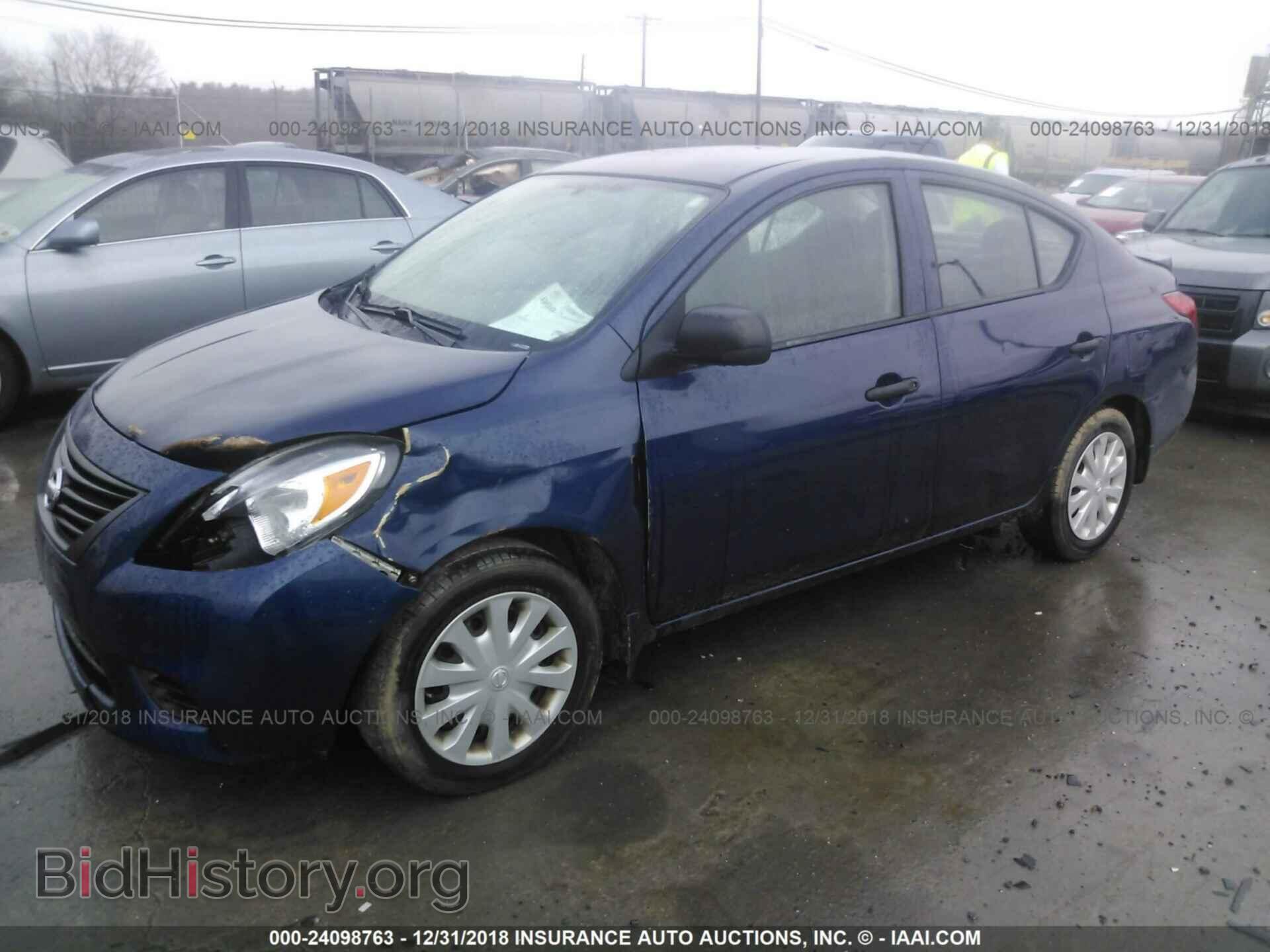 2014 NISSAN VERSA - VIN: 3N1CN7AP2EL834187 - Фото 2