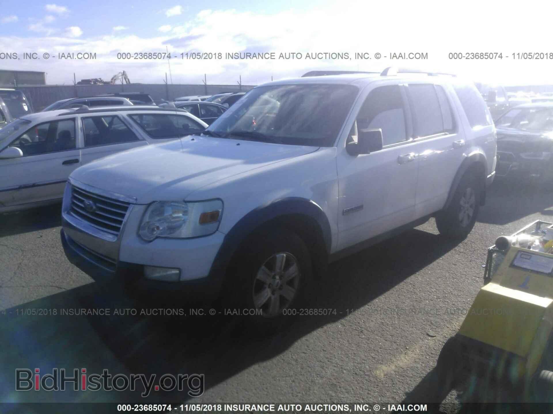 2007 FORD EXPLORER - VIN: 1FMEU73E17UB11441 - Фото 2