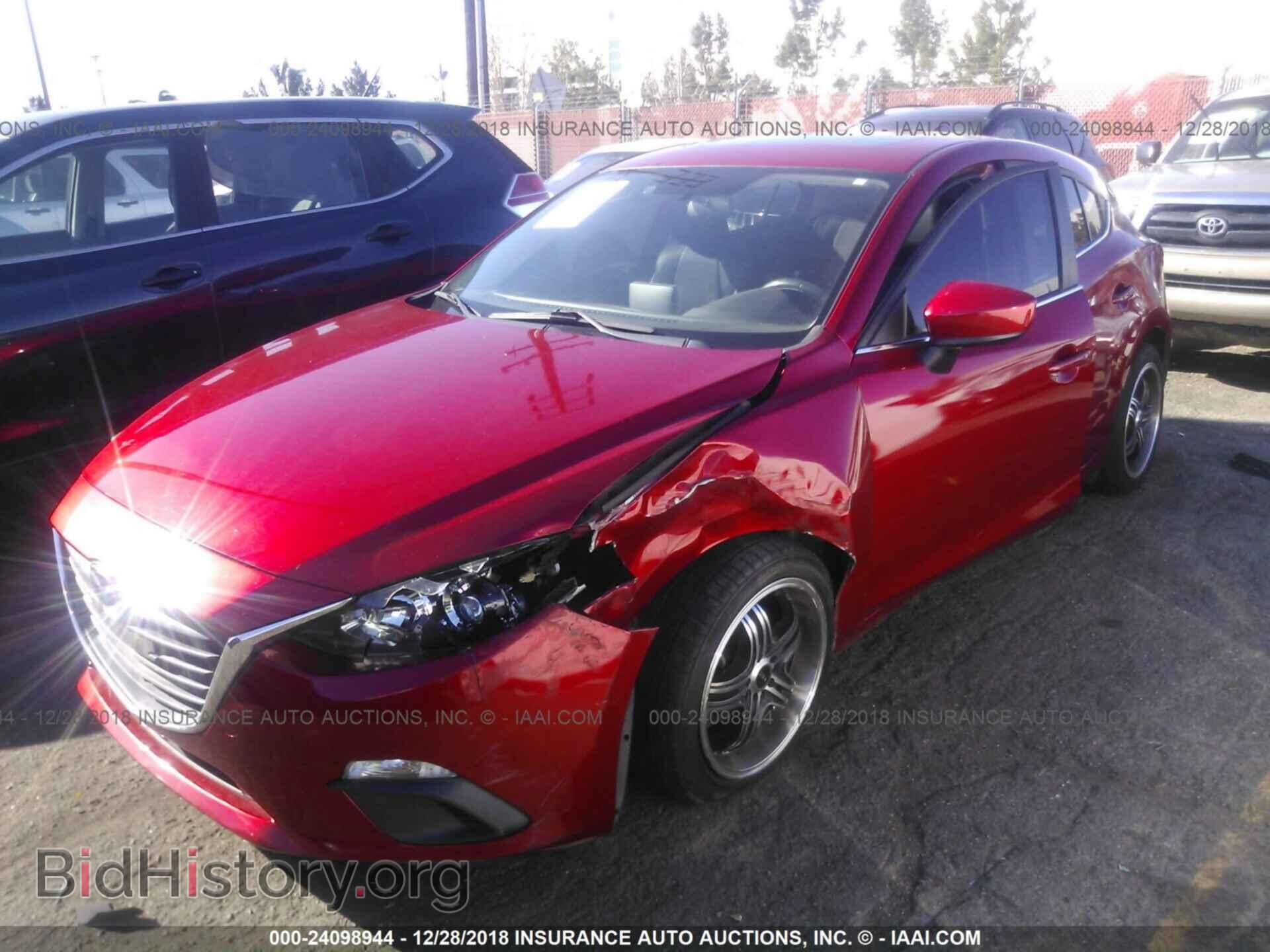 2014 MAZDA 3 - VIN: JM1BM1M76E1163117 - Фото 2