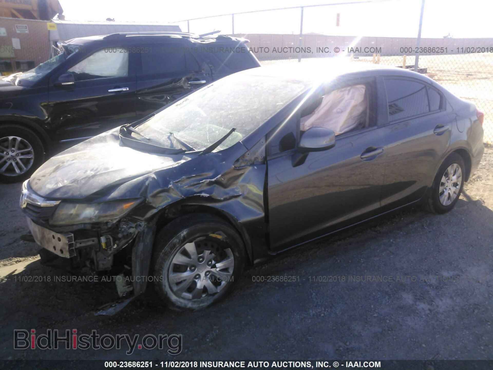 2012 HONDA CIVIC - VIN: 19XFB2F55CE320512 - Фото 2