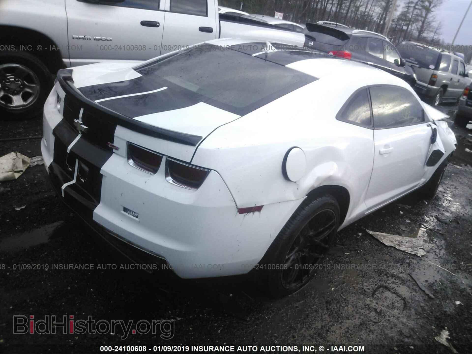 2012 CHEVROLET CAMARO - VIN: 2G1FB1E37C9121303 - Фото 4