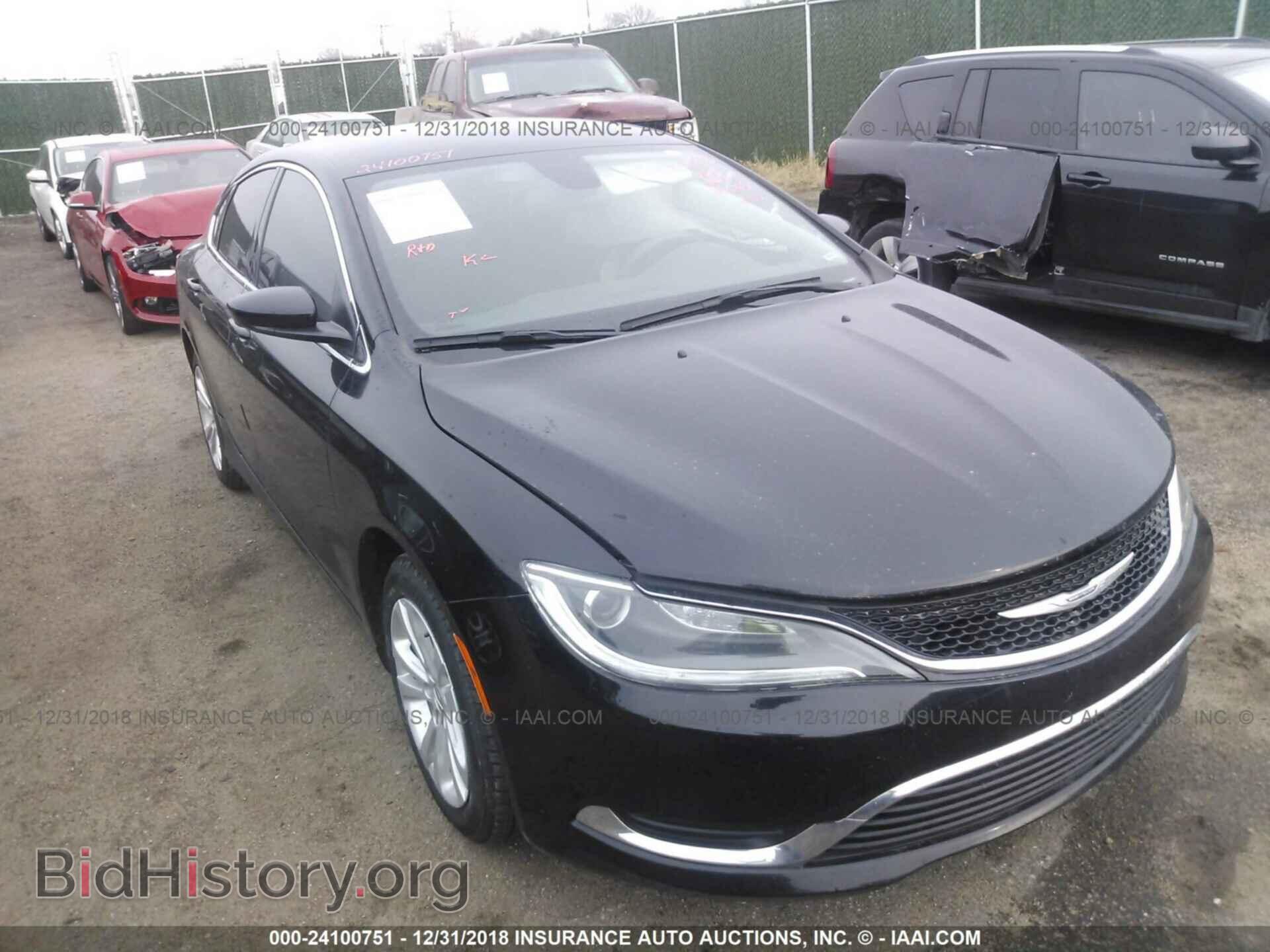 Фотография 1C3CCCAB4GN171308 - CHRYSLER 200 2016