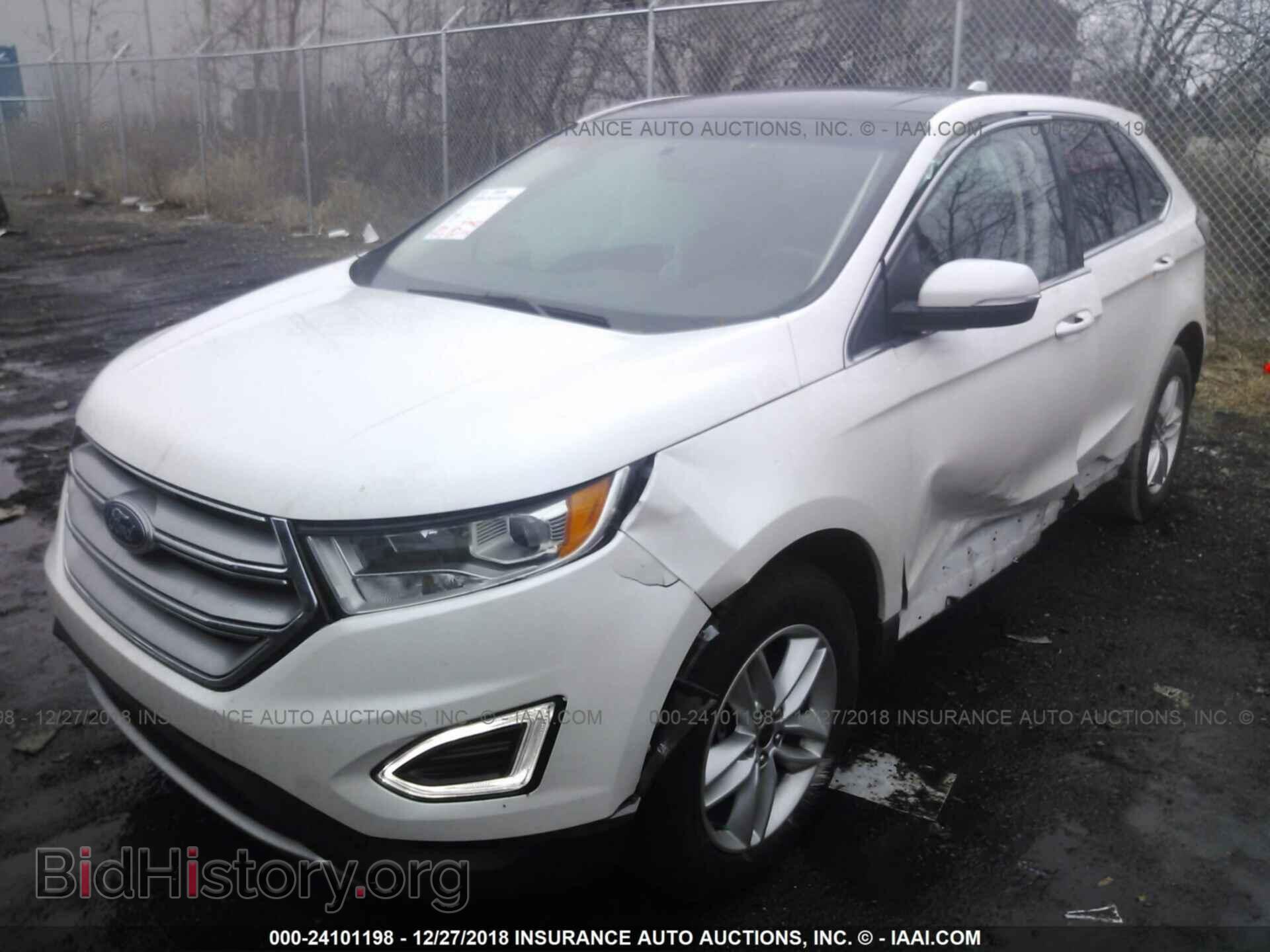 2015 FORD EDGE - VIN: 2FMTK4J84FBB95963 - Фото 2