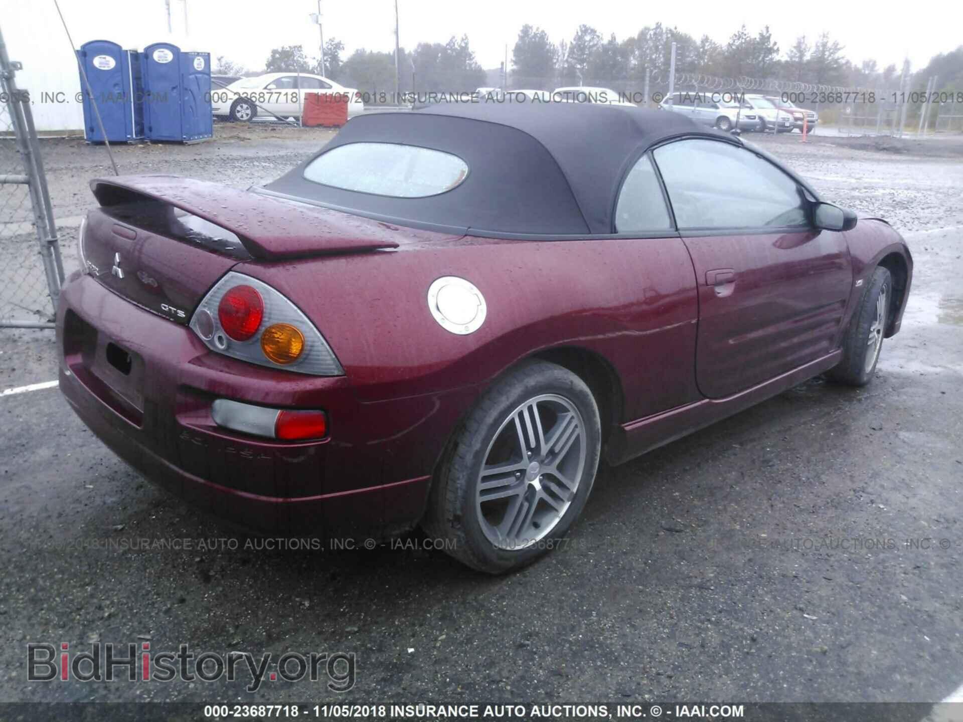 2003 MITSUBISHI ECLIPSE - VIN: 4A3AE75H13E052822 - Фото 4