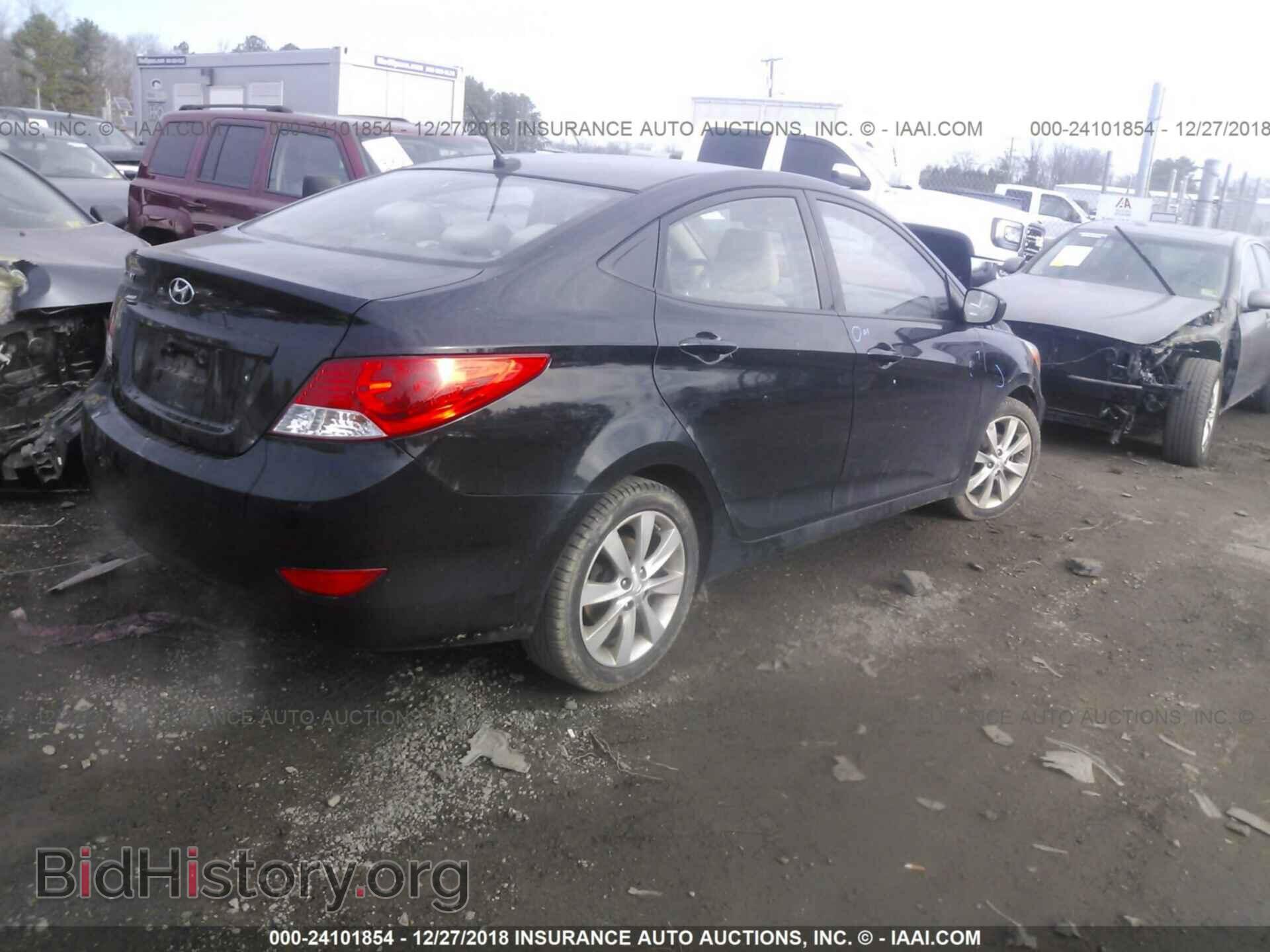 2014 HYUNDAI ACCENT - VIN: KMHCU4AE9EU736112 - Фото 4