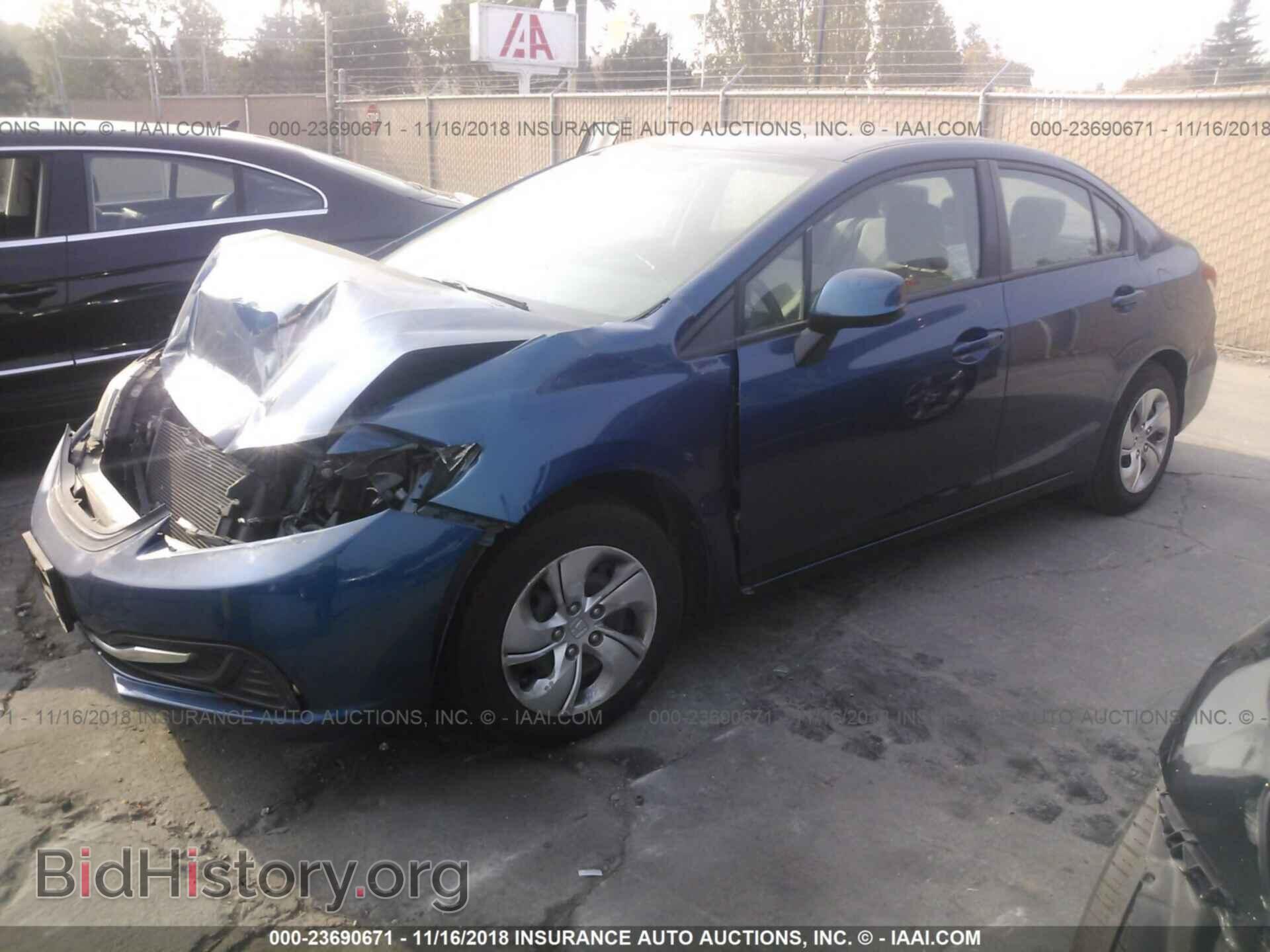 2013 HONDA CIVIC - VIN: 19XFB2F52DE216769 - Фото 2