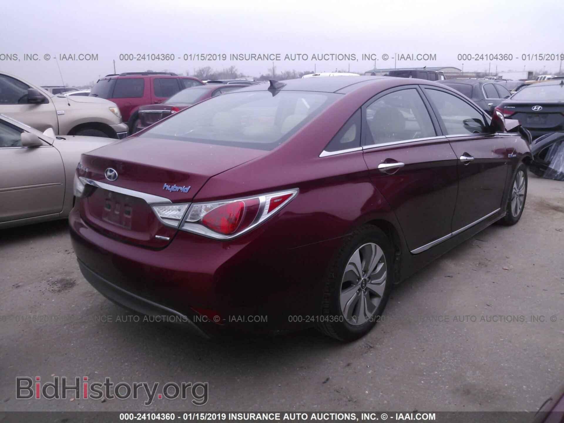 2014 HYUNDAI SONATA - VIN: KMHEC4A47EA109557 - Фото 4