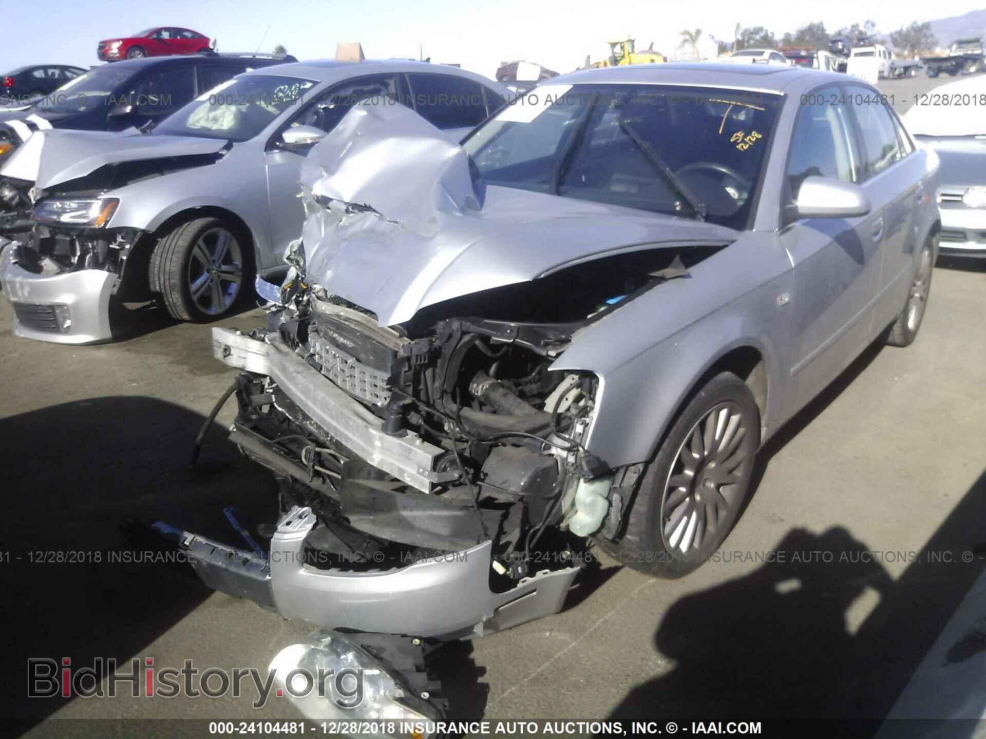 2006 AUDI A4 - VIN: WAUAF78E26A251260 - Фото 2