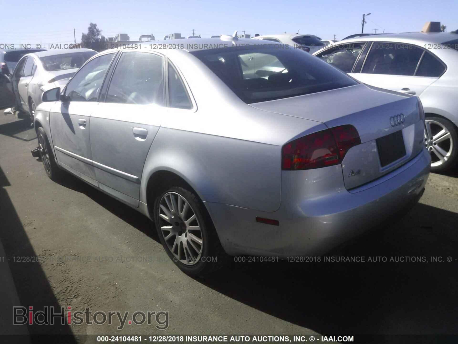 2006 AUDI A4 - VIN: WAUAF78E26A251260 - Фото 3
