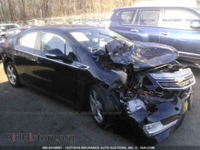 2012 Chevrolet VOLT, black — VIN 1G1RA6E4XCU112457, IAAI