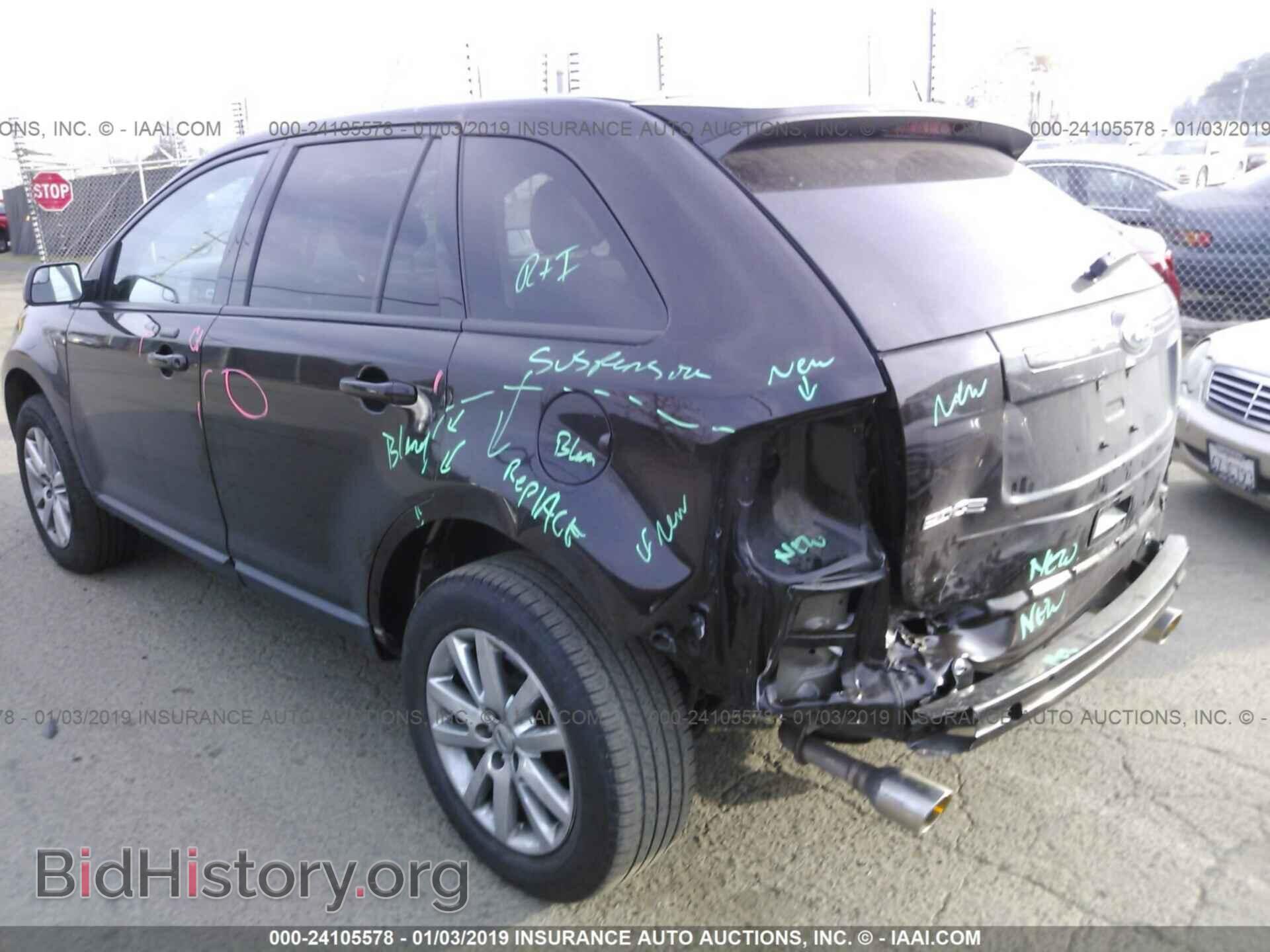 2013 FORD EDGE - VIN: 2FMDK3JC0DBC46083 - Photo 3