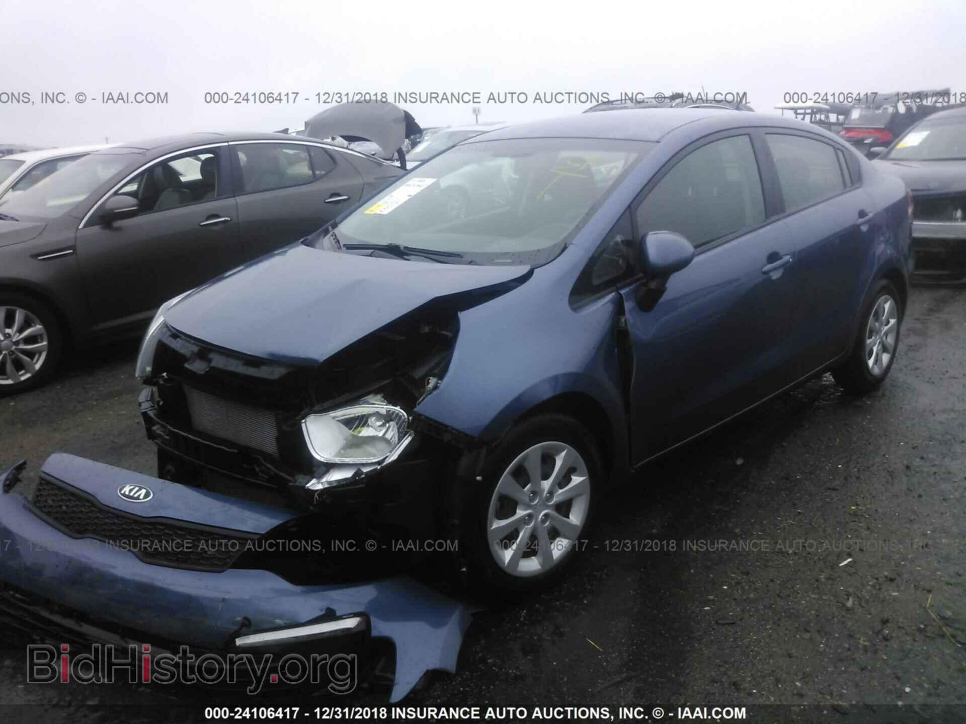 2016 KIA RIO - VIN: KNADM4A38G6588627 - Фото 2