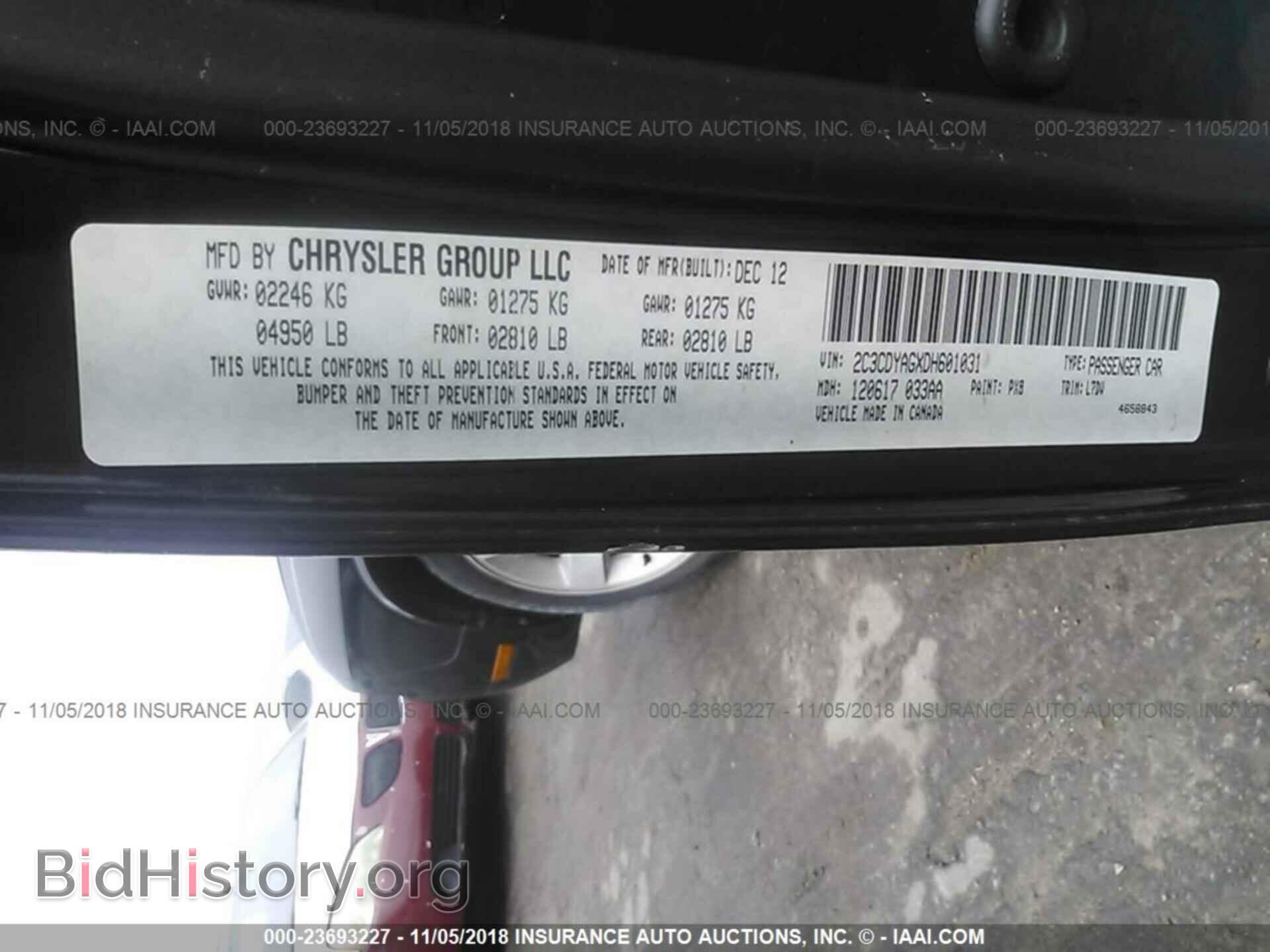 2013 DODGE CHALLENGER - VIN: 2C3CDYAGXDH601031 - Photo 9