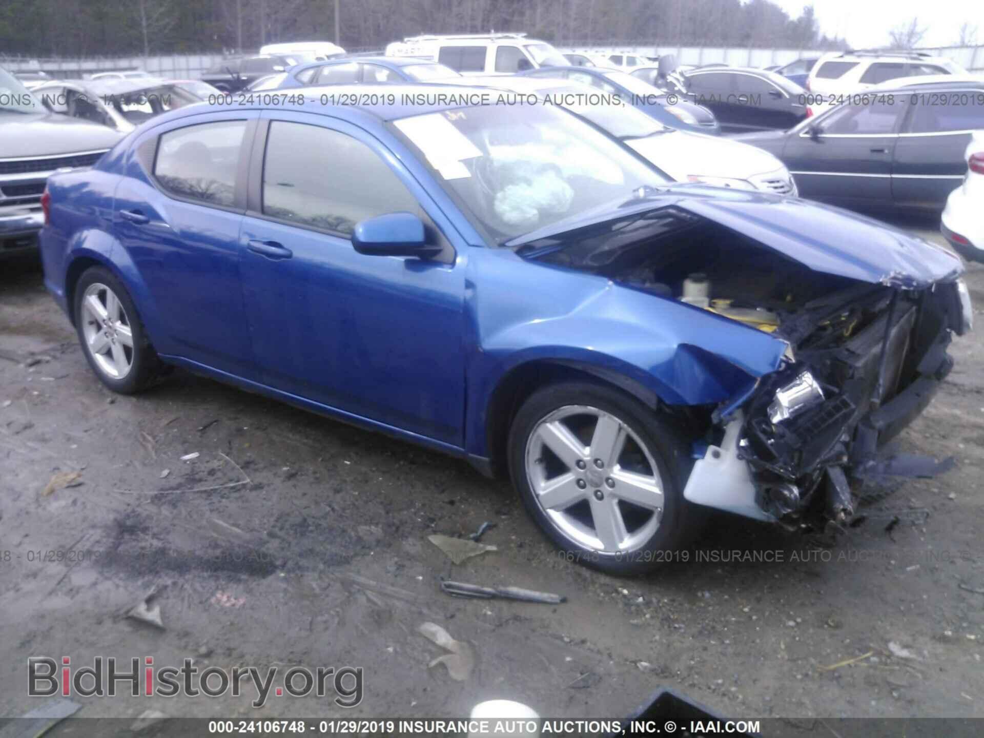 Фотография 1C3CDZCB2CN291146 - DODGE AVENGER 2012