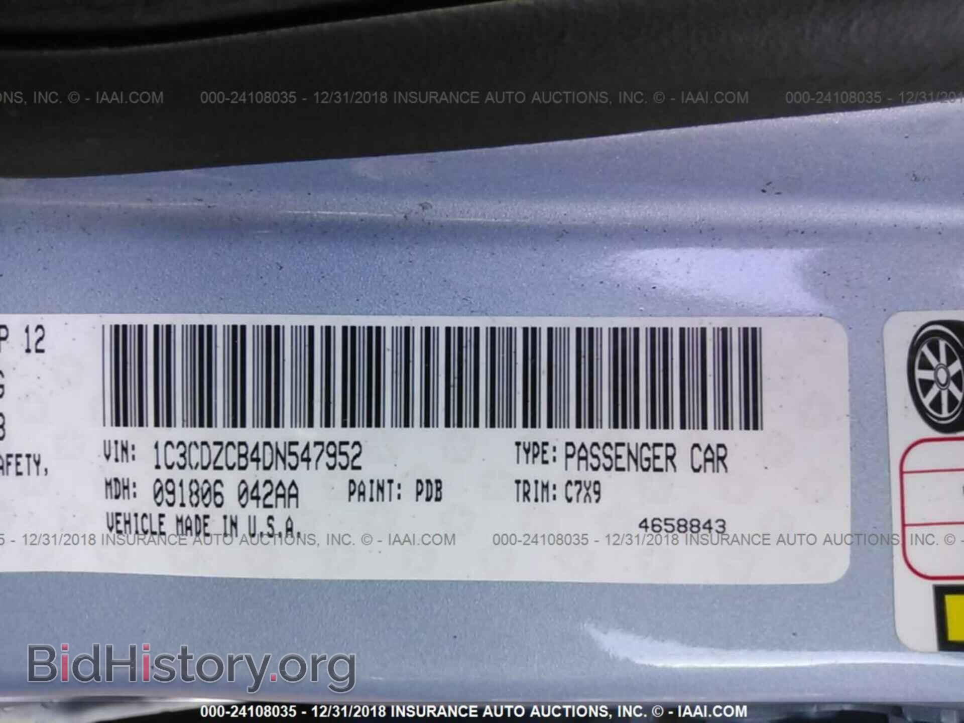 2013 DODGE AVENGER - VIN: 1C3CDZCB4DN547952 - Photo 9