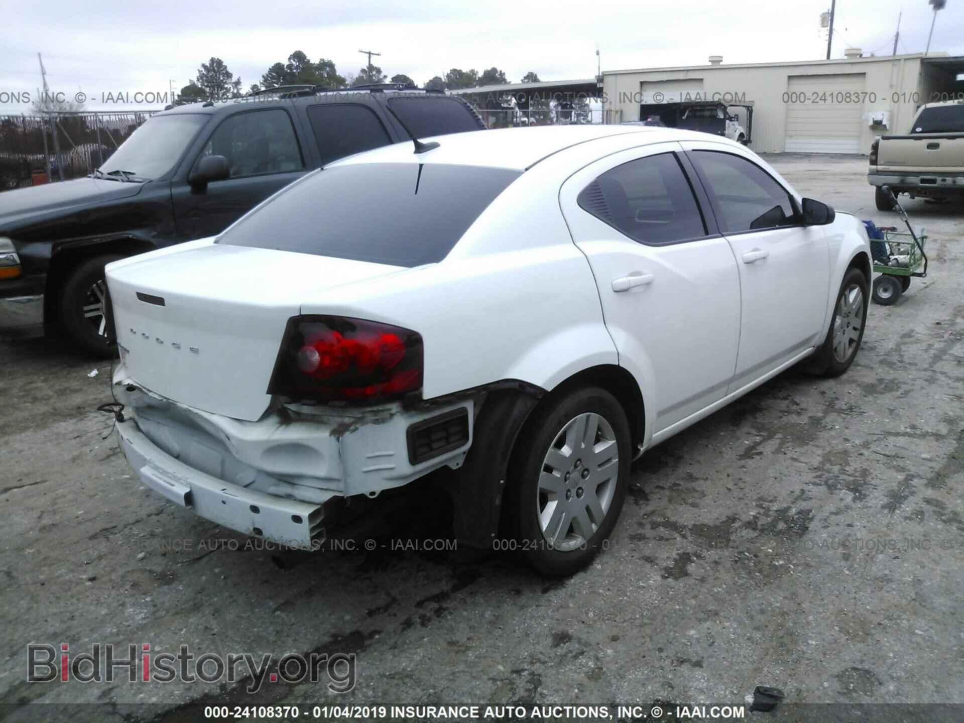 2014 DODGE AVENGER - VIN: 1C3CDZAB0EN132728 - Фото 4