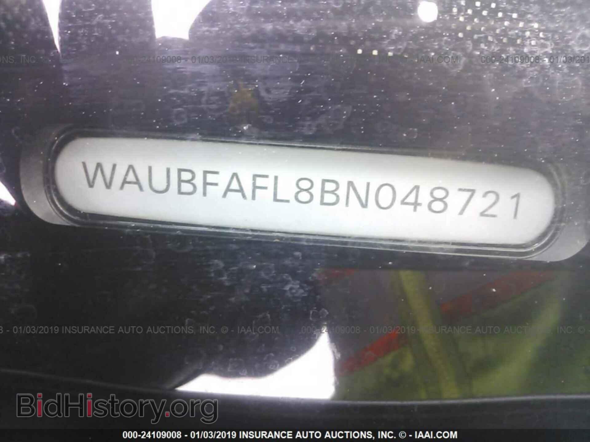 2011 AUDI A4 - VIN: WAUBFAFL8BN048721 - Фото 9