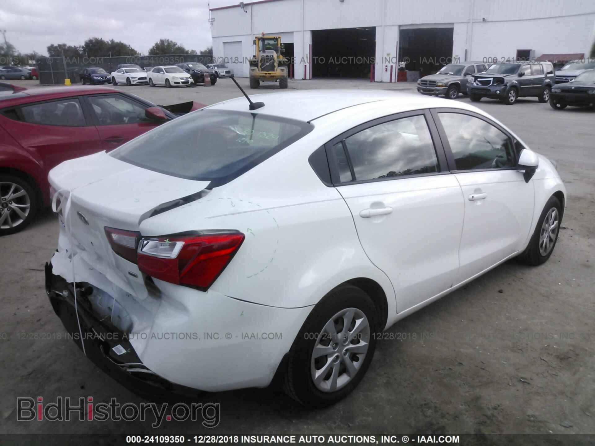 2015 KIA RIO - VIN: KNADM4A35F6529551 - Фото 4