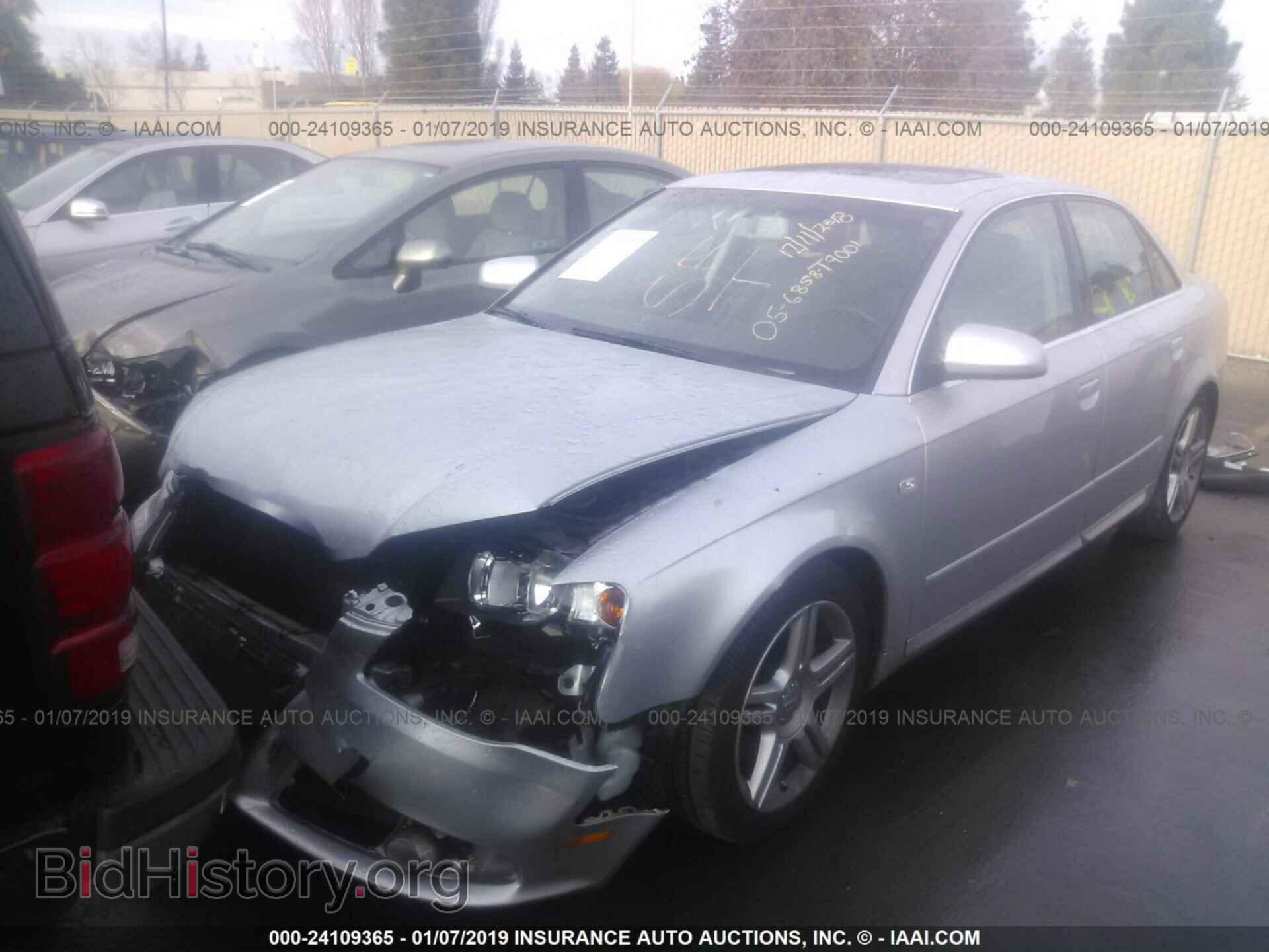 2008 AUDI A4 - VIN: WAUAF78E58A023529 - Фото 2