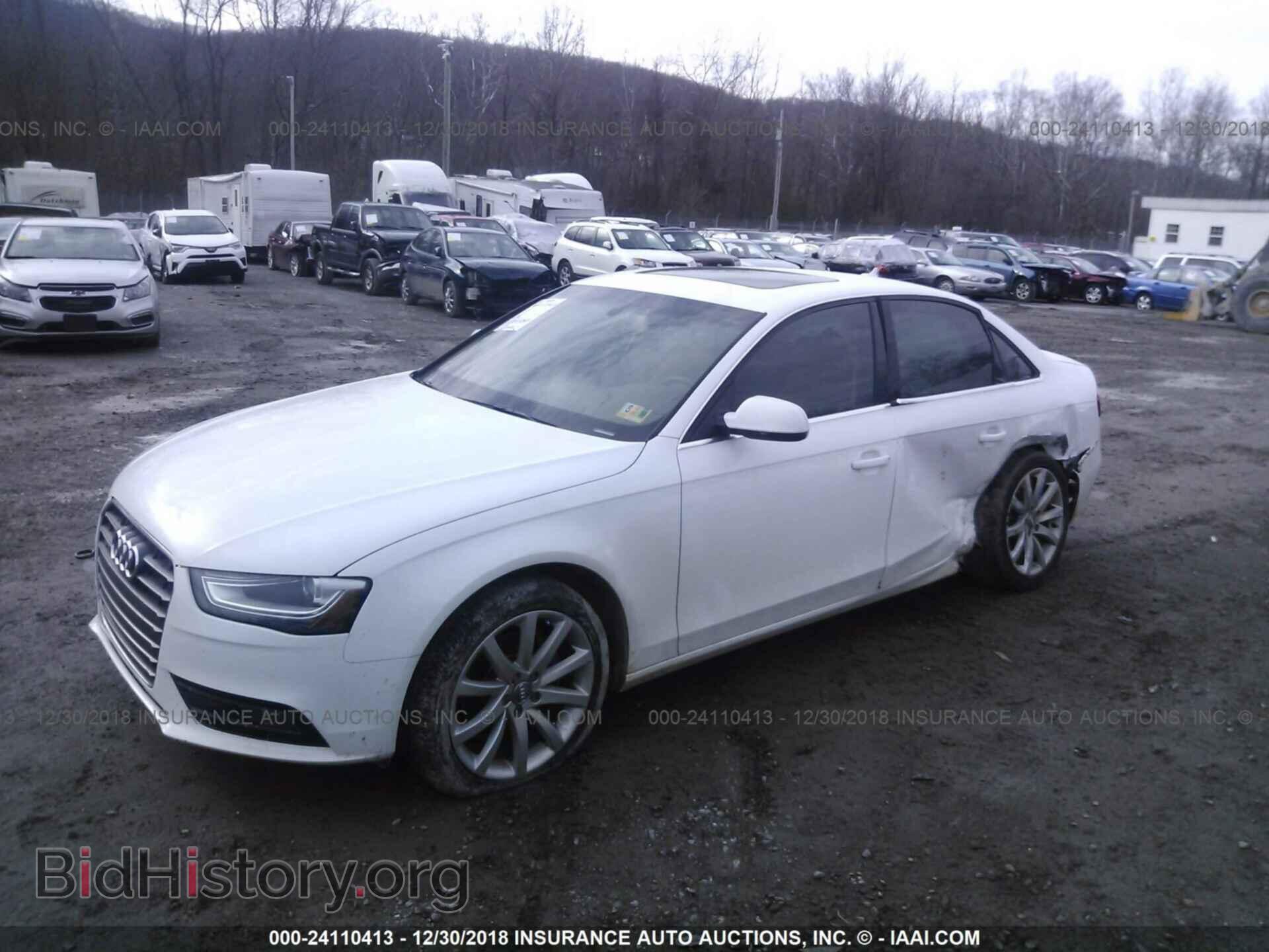 2013 AUDI A4 - VIN: WAUBFAFL7DN018838 - Фото 2
