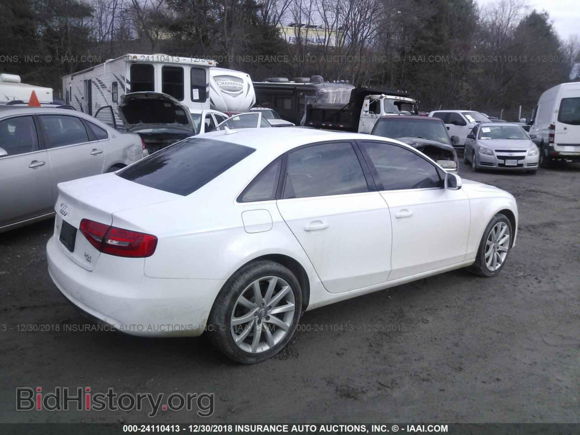 2013 AUDI A4 - VIN: WAUBFAFL7DN018838 - Фото 4