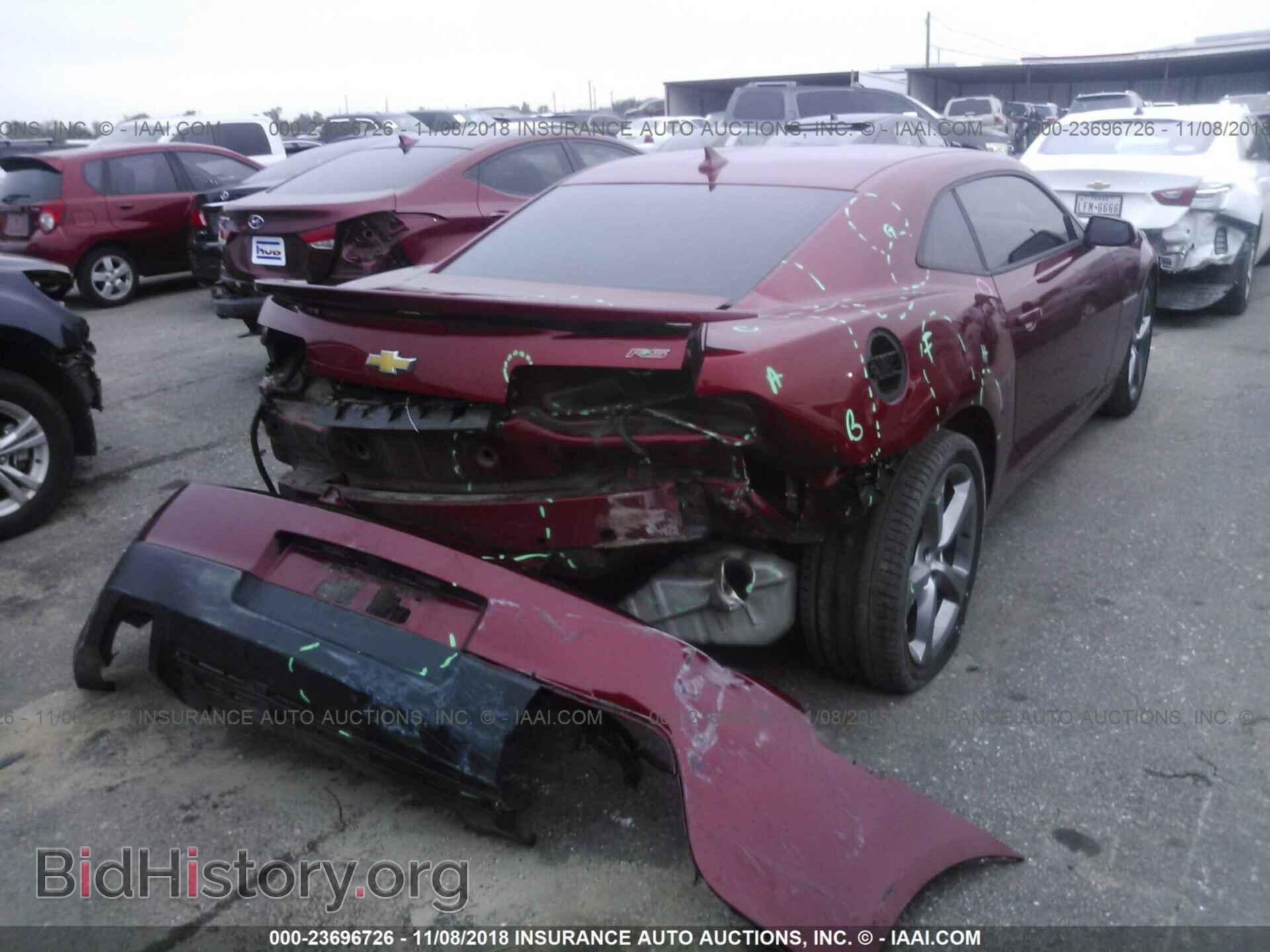 2014 CHEVROLET CAMARO - VIN: 2G1FB1E33E9298160 - Фото 4