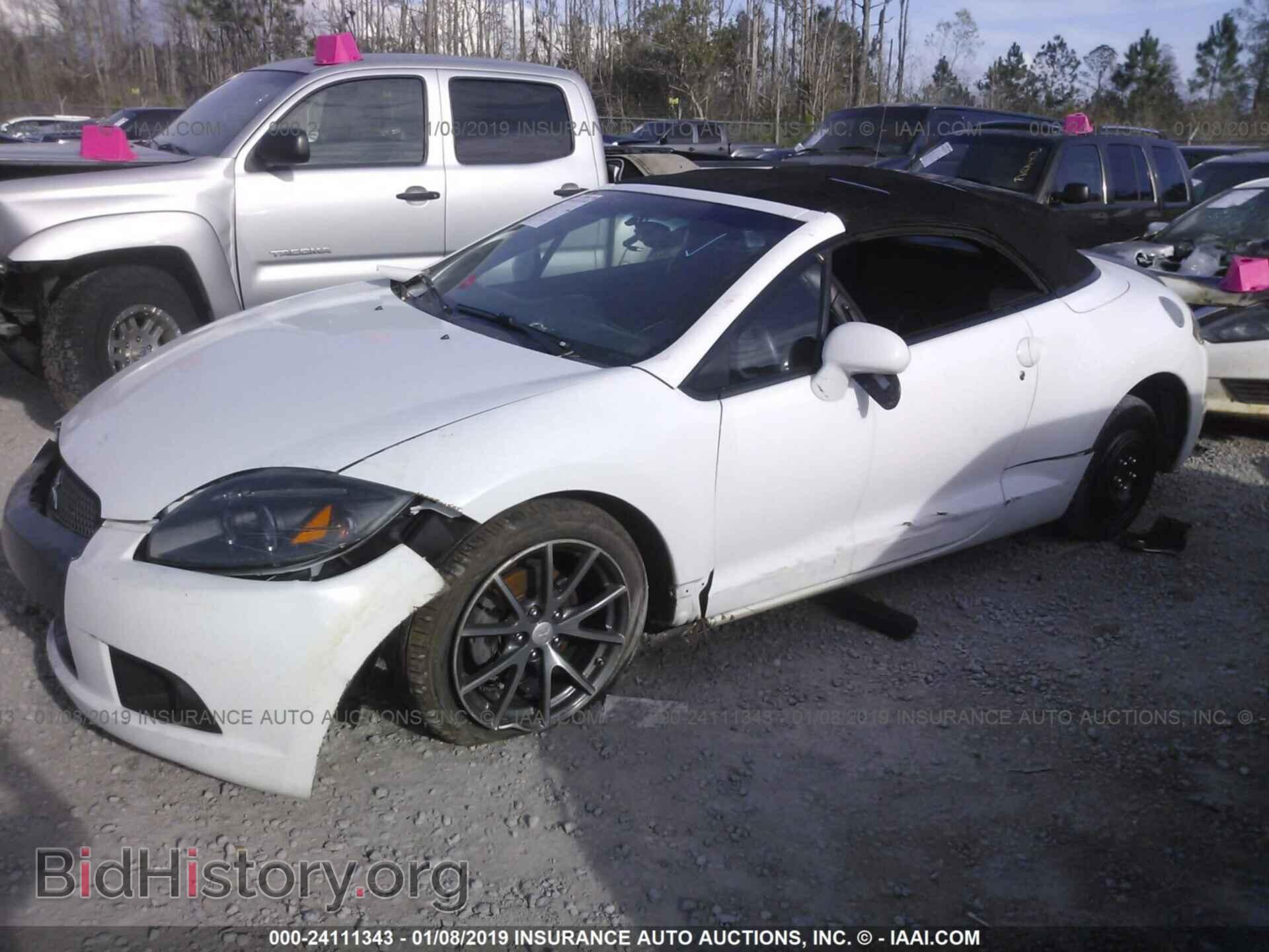 2011 MITSUBISHI ECLIPSE - VIN: 4A37L5EF9BE005636 - Photo 2