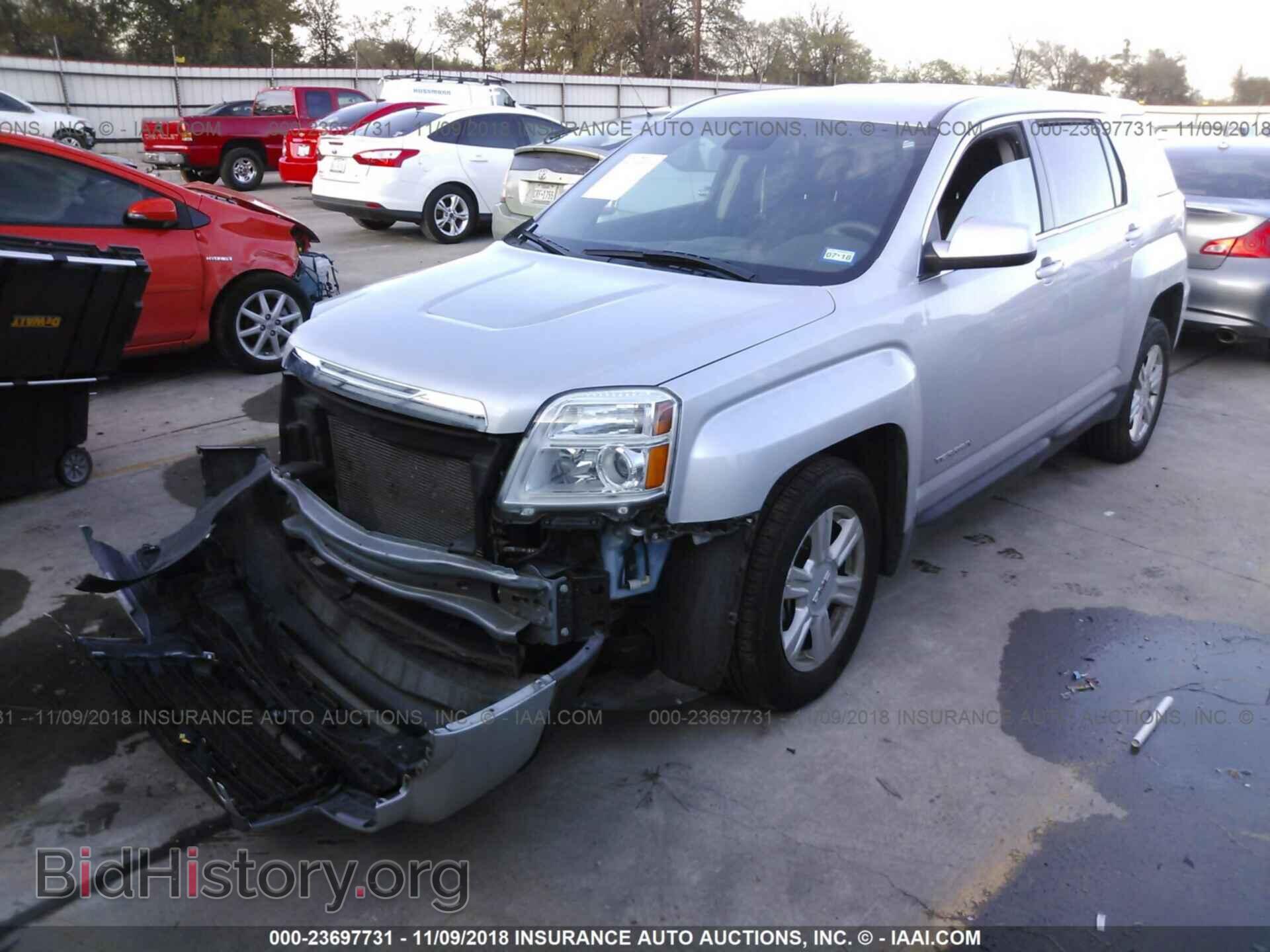 2016 GMC TERRAIN - VIN: 2GKALMEK8G6208596 - Фото 2