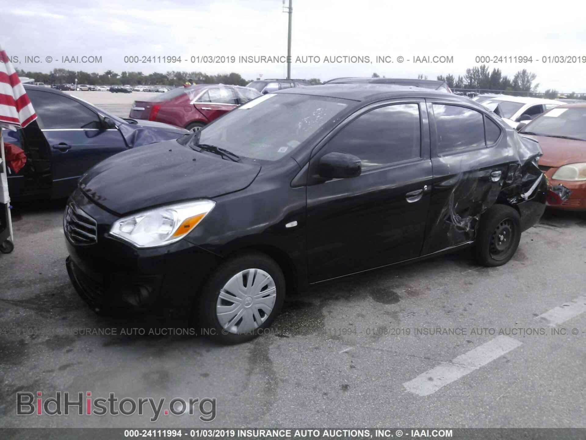 2017 MITSUBISHI MIRAGE - VIN: ML32F3FJ2HHF12497 - Фото 2