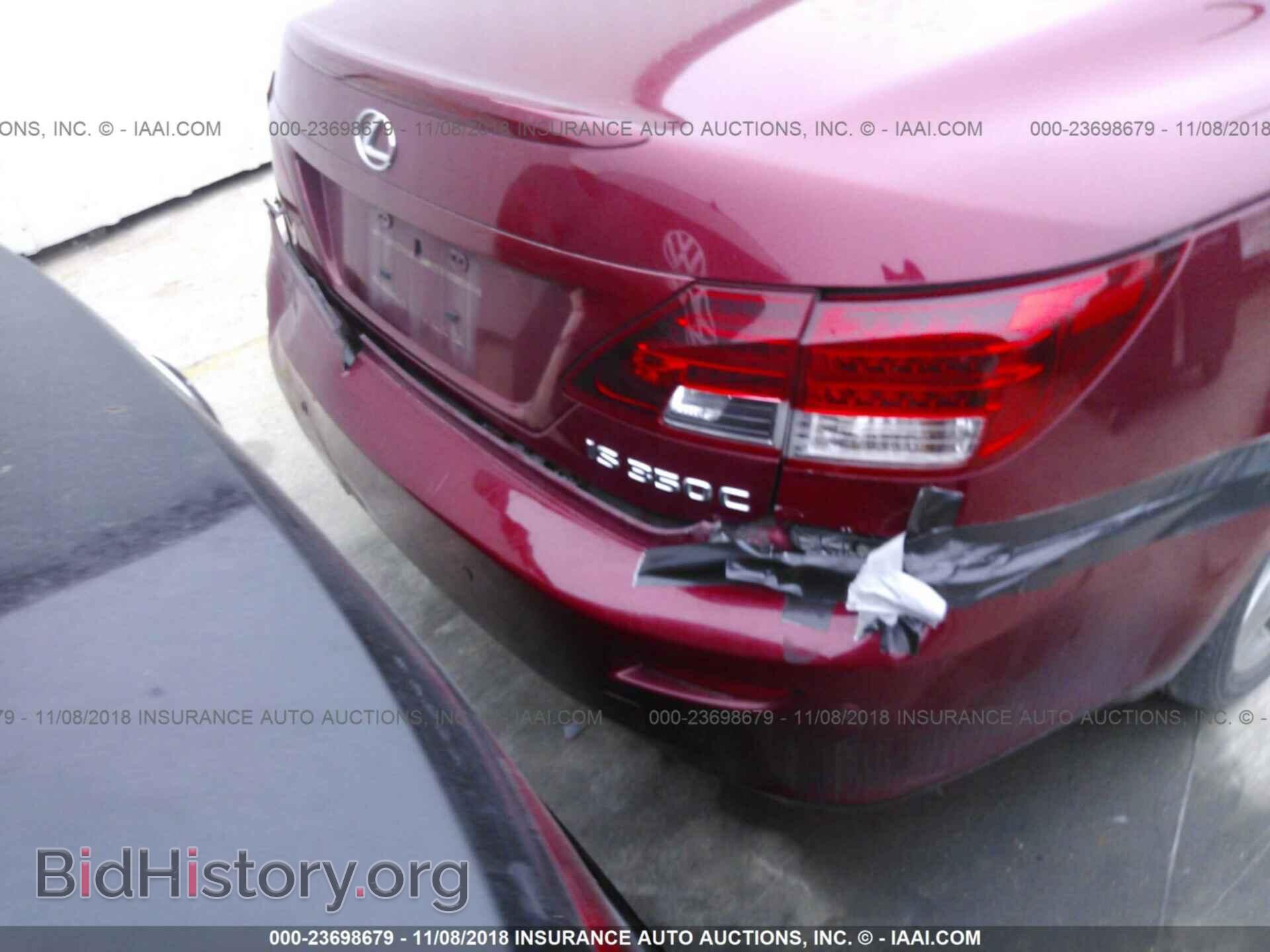 2011 LEXUS IS - VIN: JTHFE2C29B2506890 - Фото 6