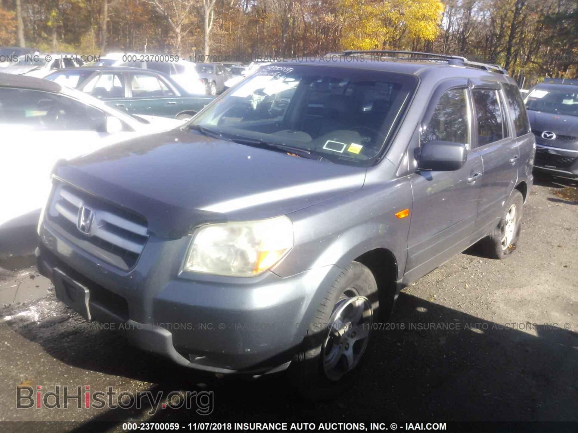 2006 HONDA PILOT - VIN: 2HKYF18506H525188 - Фото 2