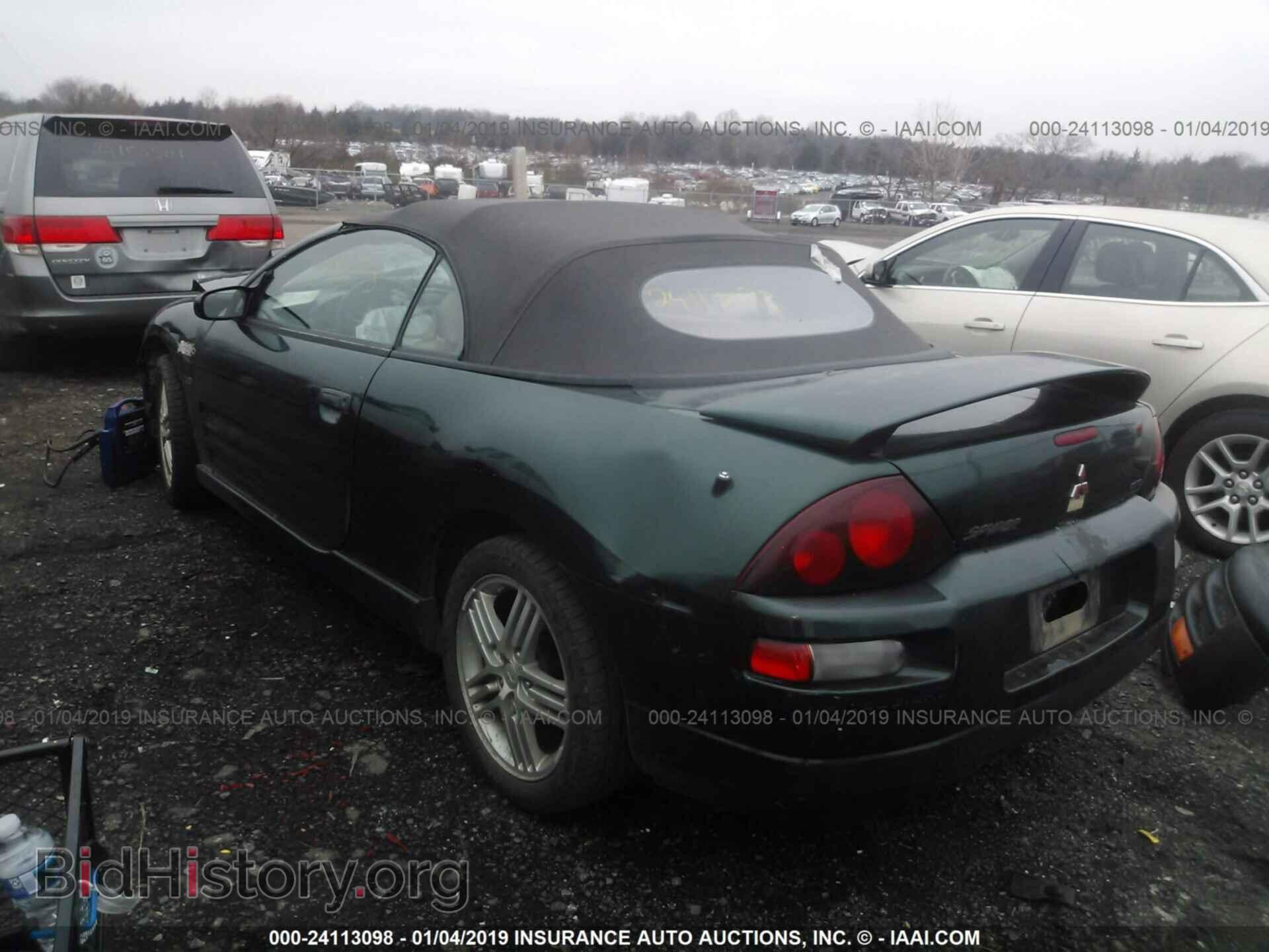 2001 MITSUBISHI ECLIPSE - VIN: 4A3AE85H81E011901 - Фото 3