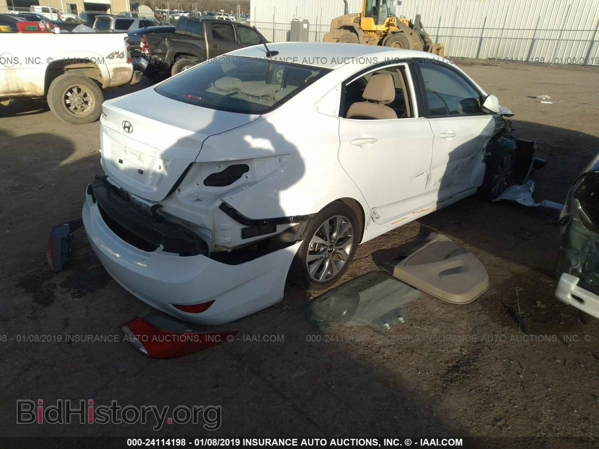 2017 HYUNDAI ACCENT - VIN: KMHCT4AE7HU320325 - Фото 4