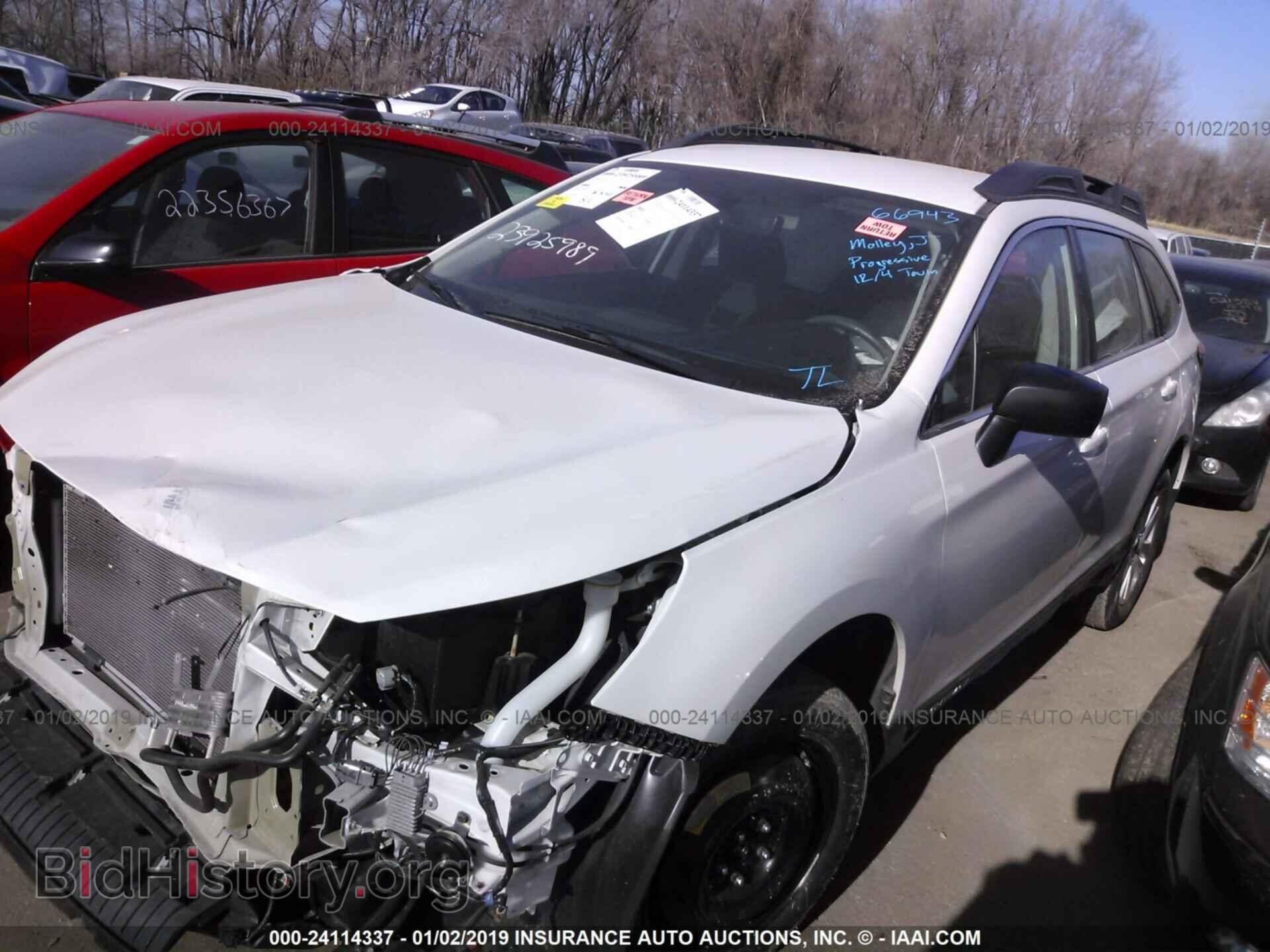 2017 SUBARU OUTBACK - VIN: 4S4BSAAC6H3259793 - Фото 2