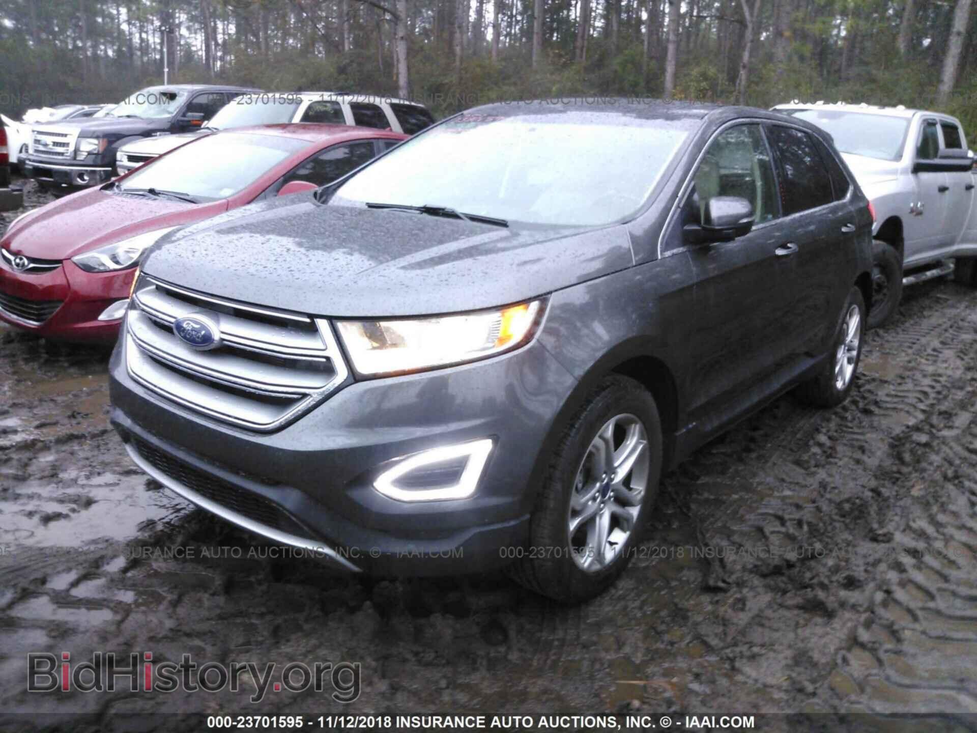 2016 FORD EDGE - VIN: 2FMPK3K82GBB12848 - Фото 2