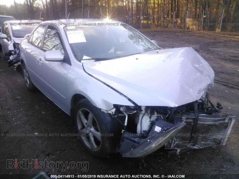 2006 Mazda 6 S (VIN 1YVHP80D465M44472) — фото 1 из 10, IAAI, повреждение: передняя часть