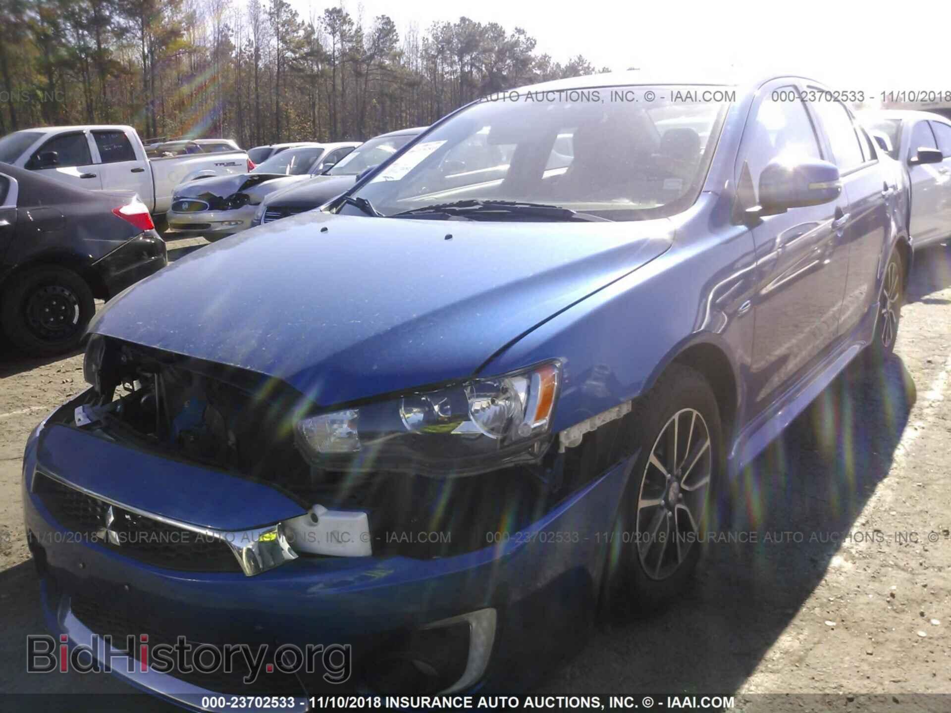 2016 MITSUBISHI LANCER - VIN: JA32V2FW3GU003364 - Фото 2