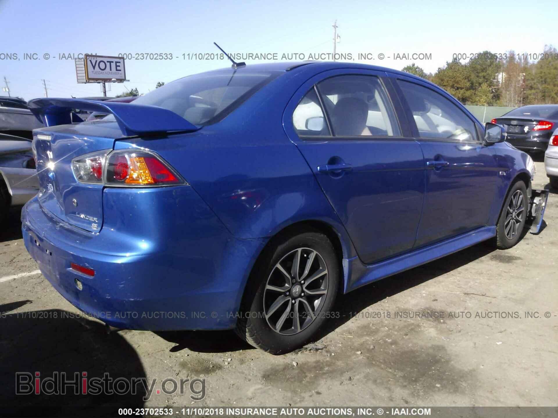 2016 MITSUBISHI LANCER - VIN: JA32V2FW3GU003364 - Фото 4