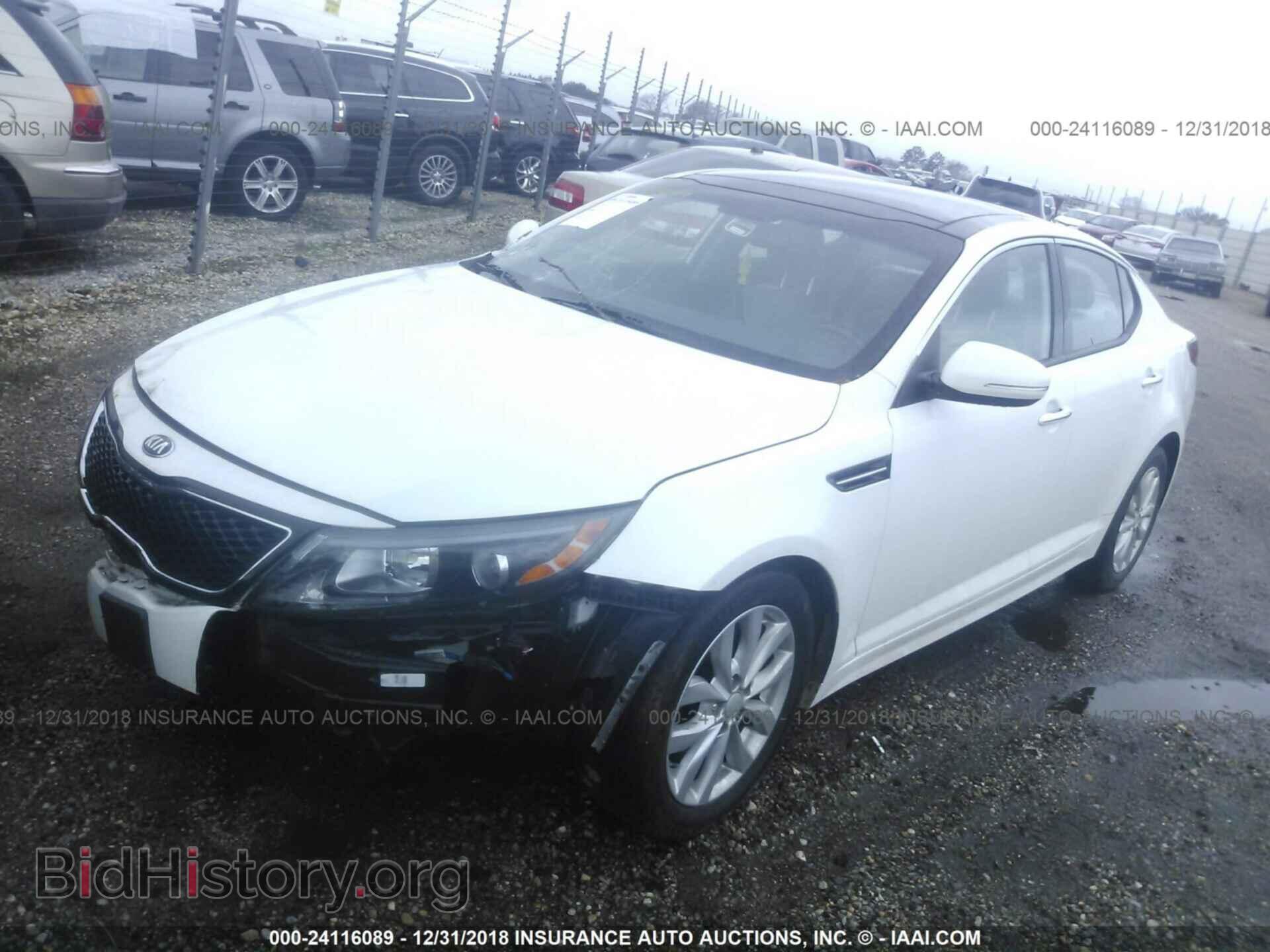 2015 KIA OPTIMA - VIN: 5XXGN4A76FG358326 - Photo 2