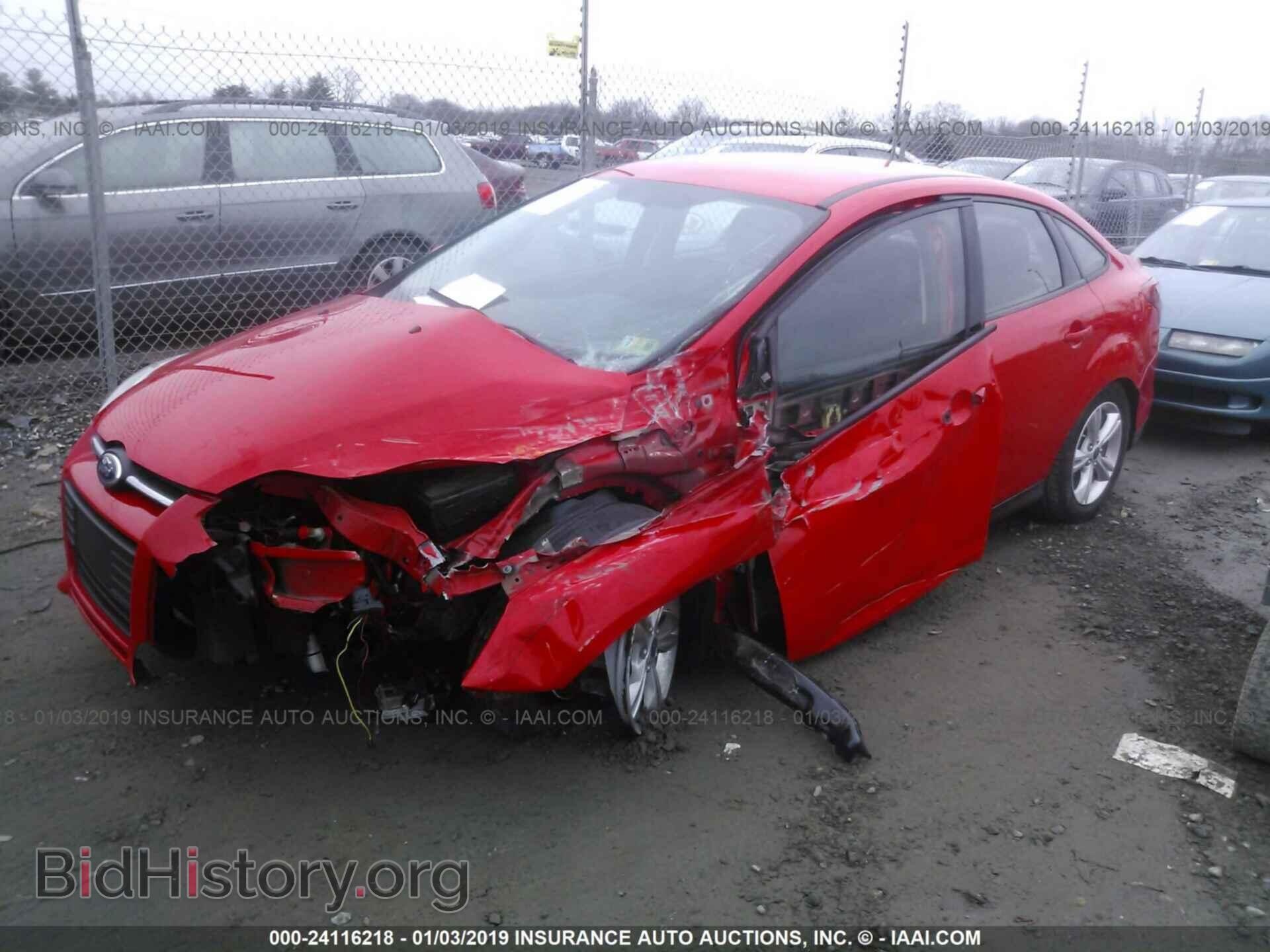 2014 FORD FOCUS - VIN: 1FADP3F25EL102283 - Фото 2