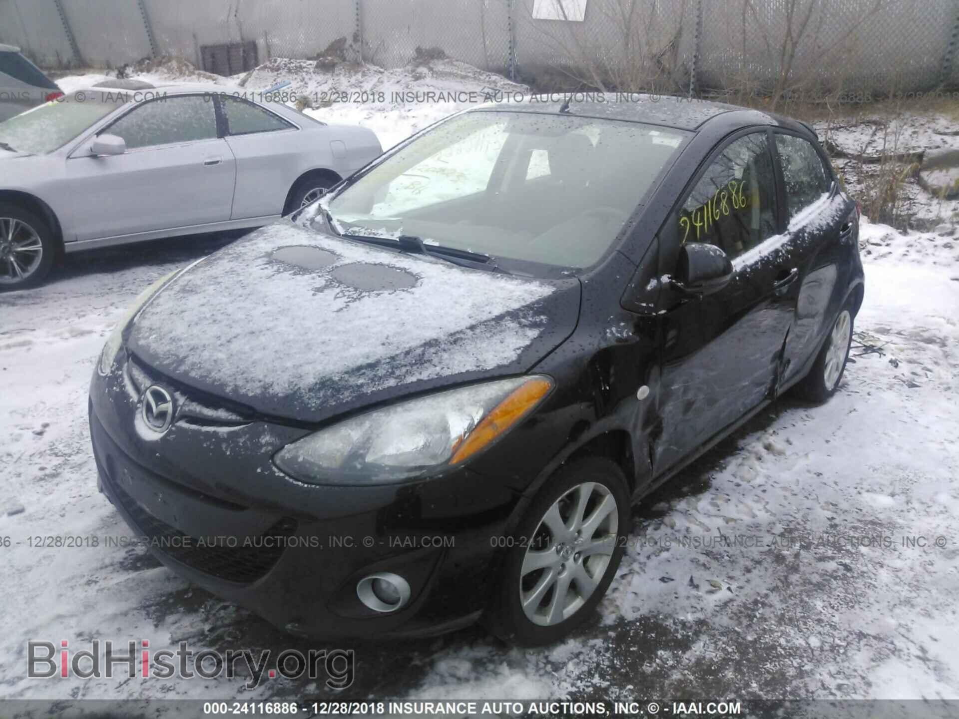 2011 MAZDA MAZDA2 - VIN: JM1DE1HY0B0102078 - Фото 2