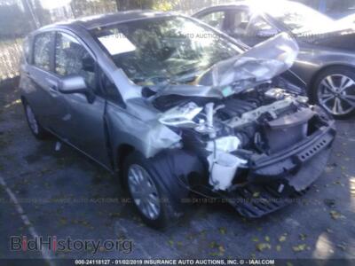 2014 Nissan VERSA NOTE, gray — VIN 3N1CE2CP8EL418483, IAAI