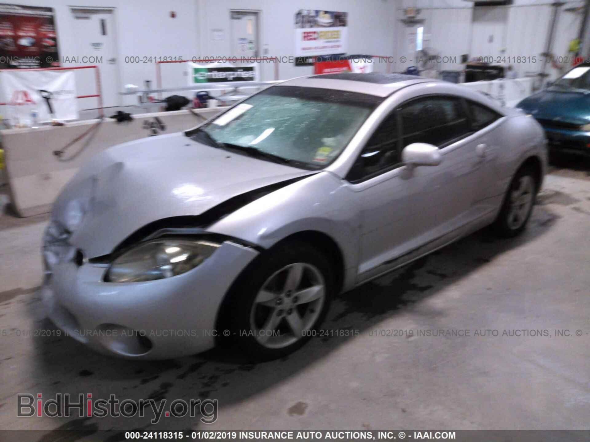 2006 MITSUBISHI ECLIPSE - VIN: 4A3AK24F56E046201 - Фото 2