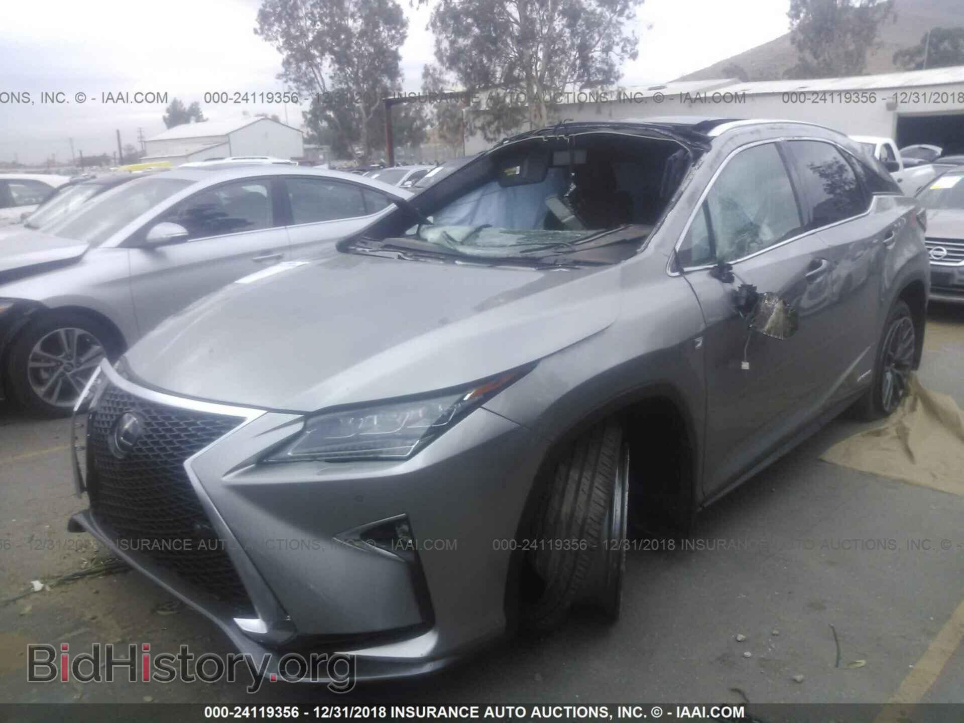 2017 LEXUS RX - VIN: 2T2BGMCA0HC017197 - Фото 2