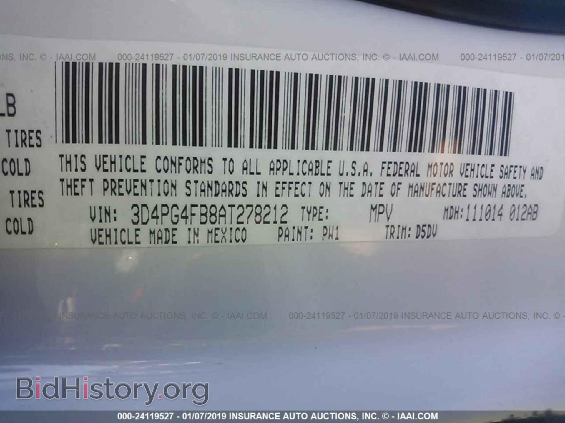 2010 DODGE JOURNEY - VIN: 3D4PG4FB8AT278212 - Фото 9