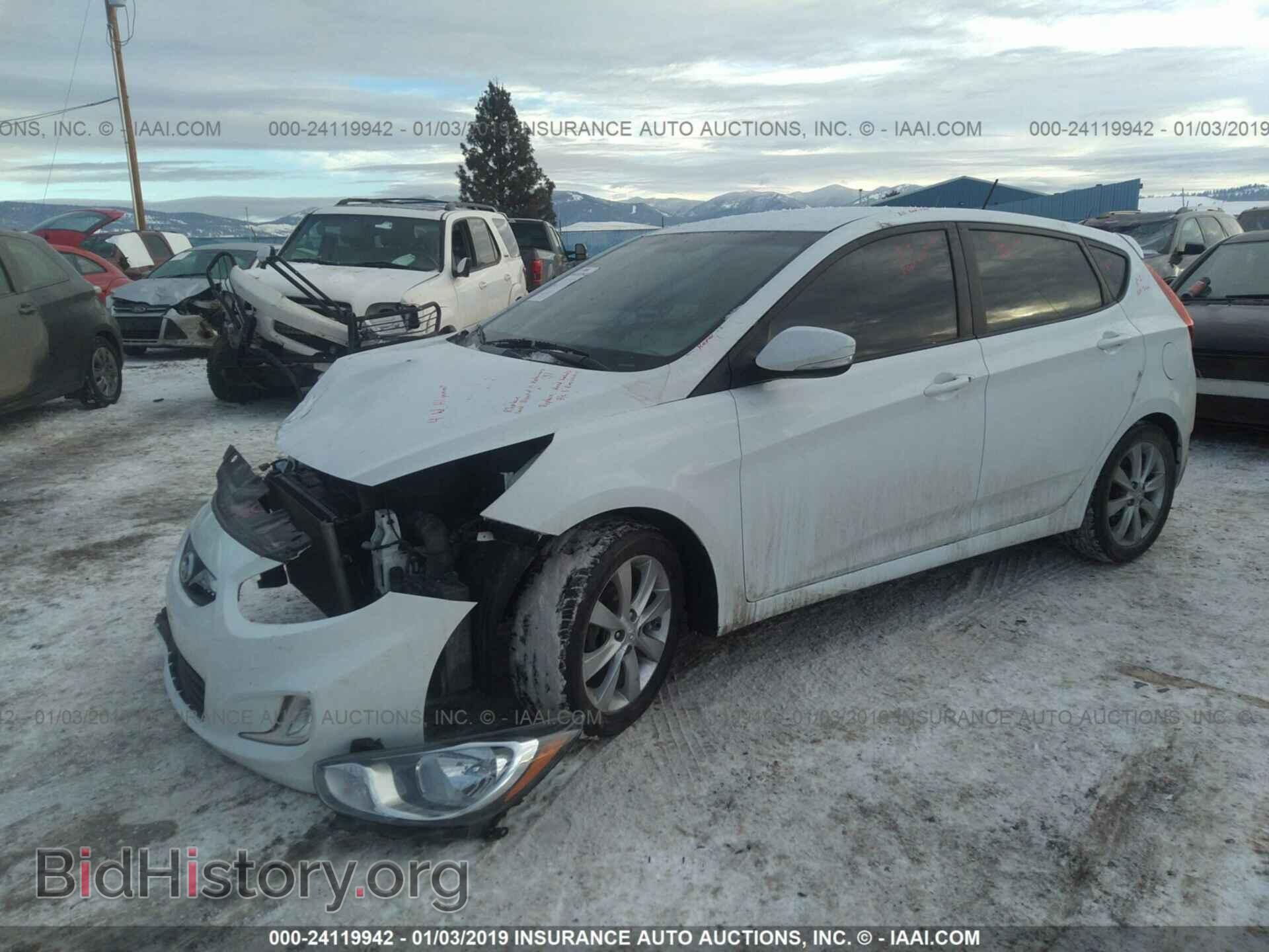 2013 HYUNDAI ACCENT - VIN: KMHCU5AE4DU059846 - Фото 2