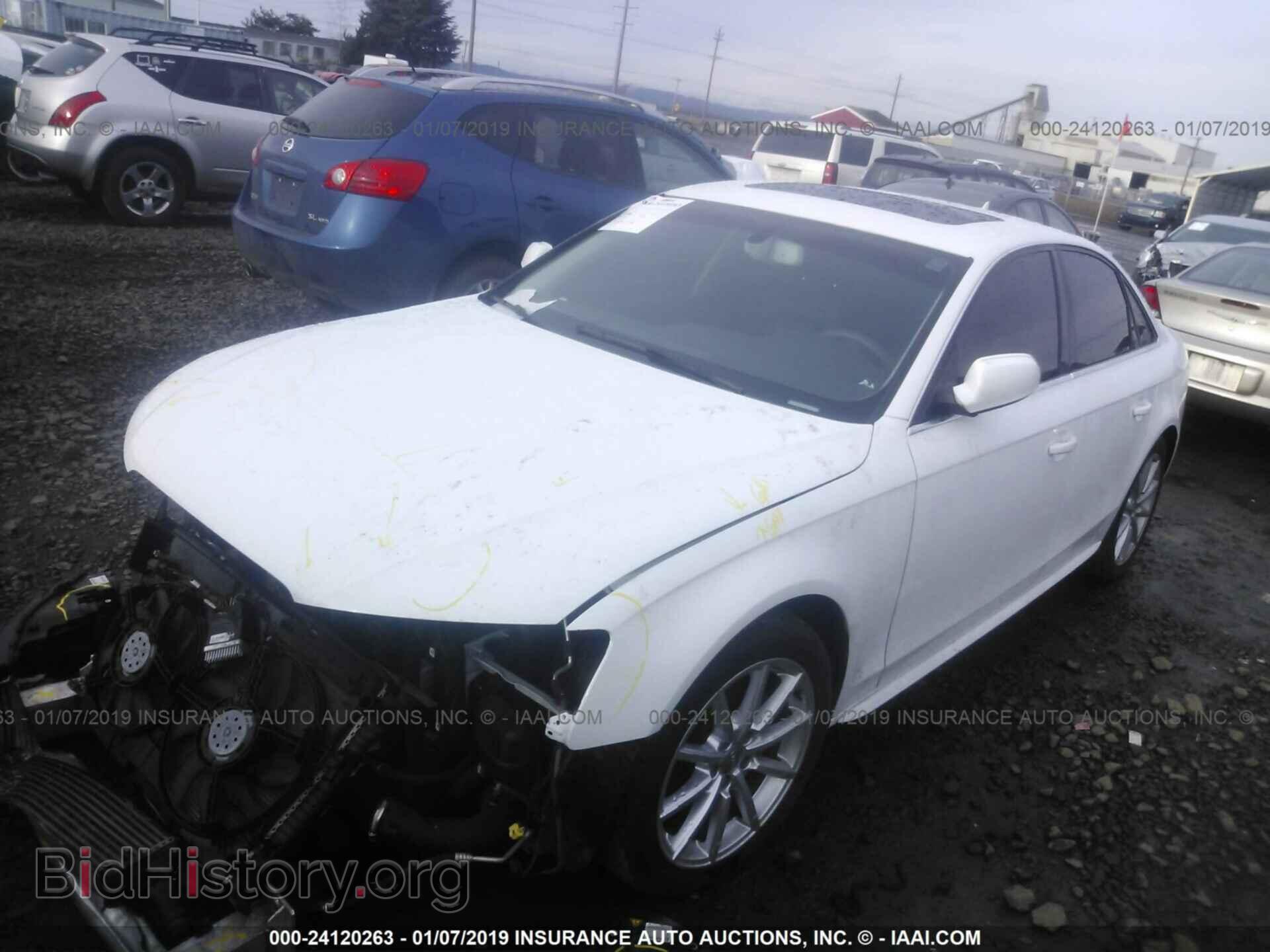 2014 AUDI A4 - VIN: WAUFFAFL8EN029754 - Фото 2