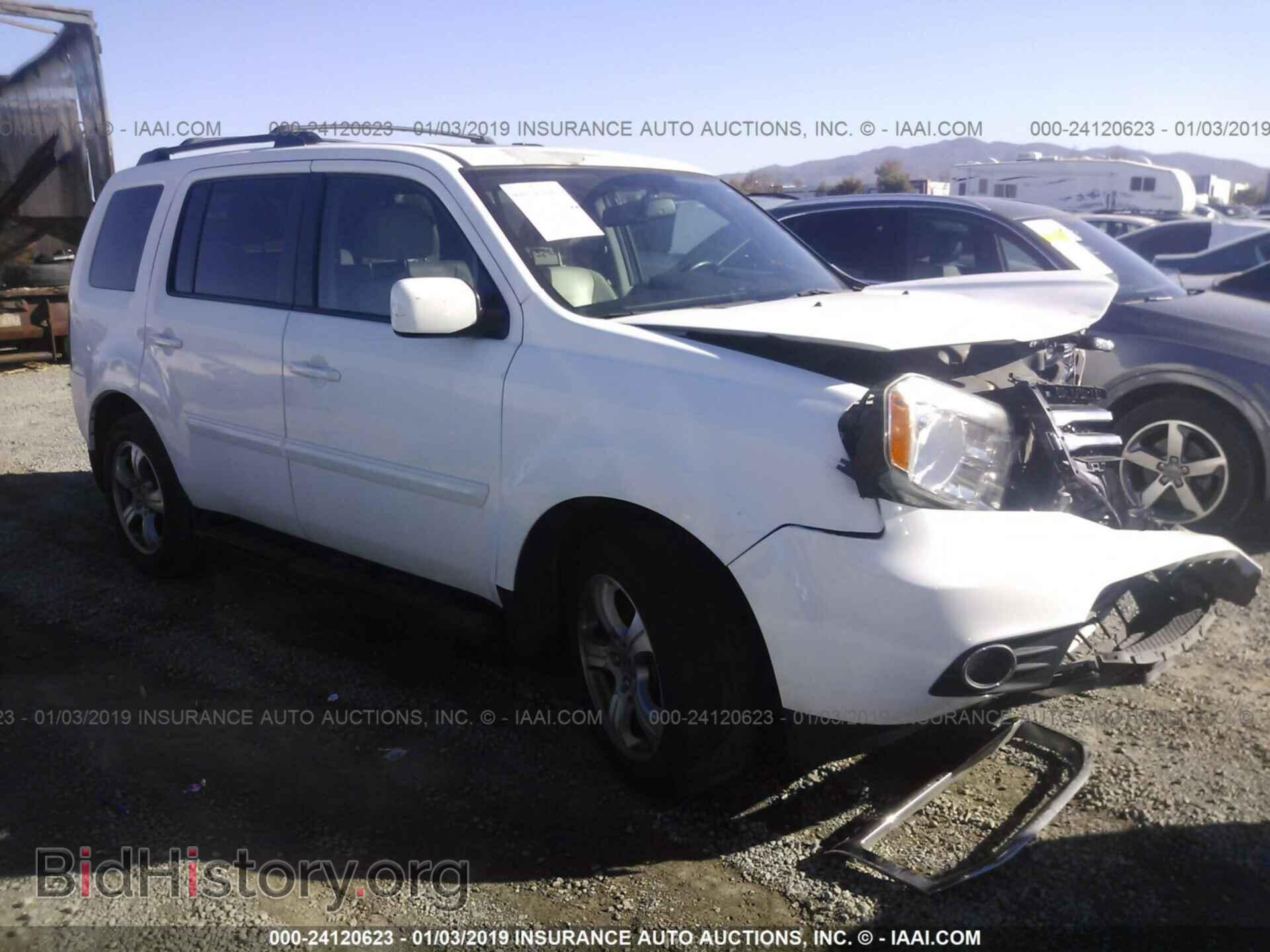 Photo 5FNYF3H50DB044302 - HONDA PILOT 2013