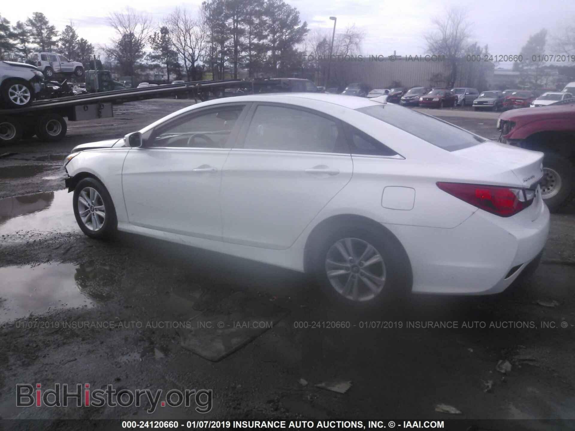 2014 HYUNDAI SONATA - VIN: 5NPEB4AC6EH897626 - Фото 3